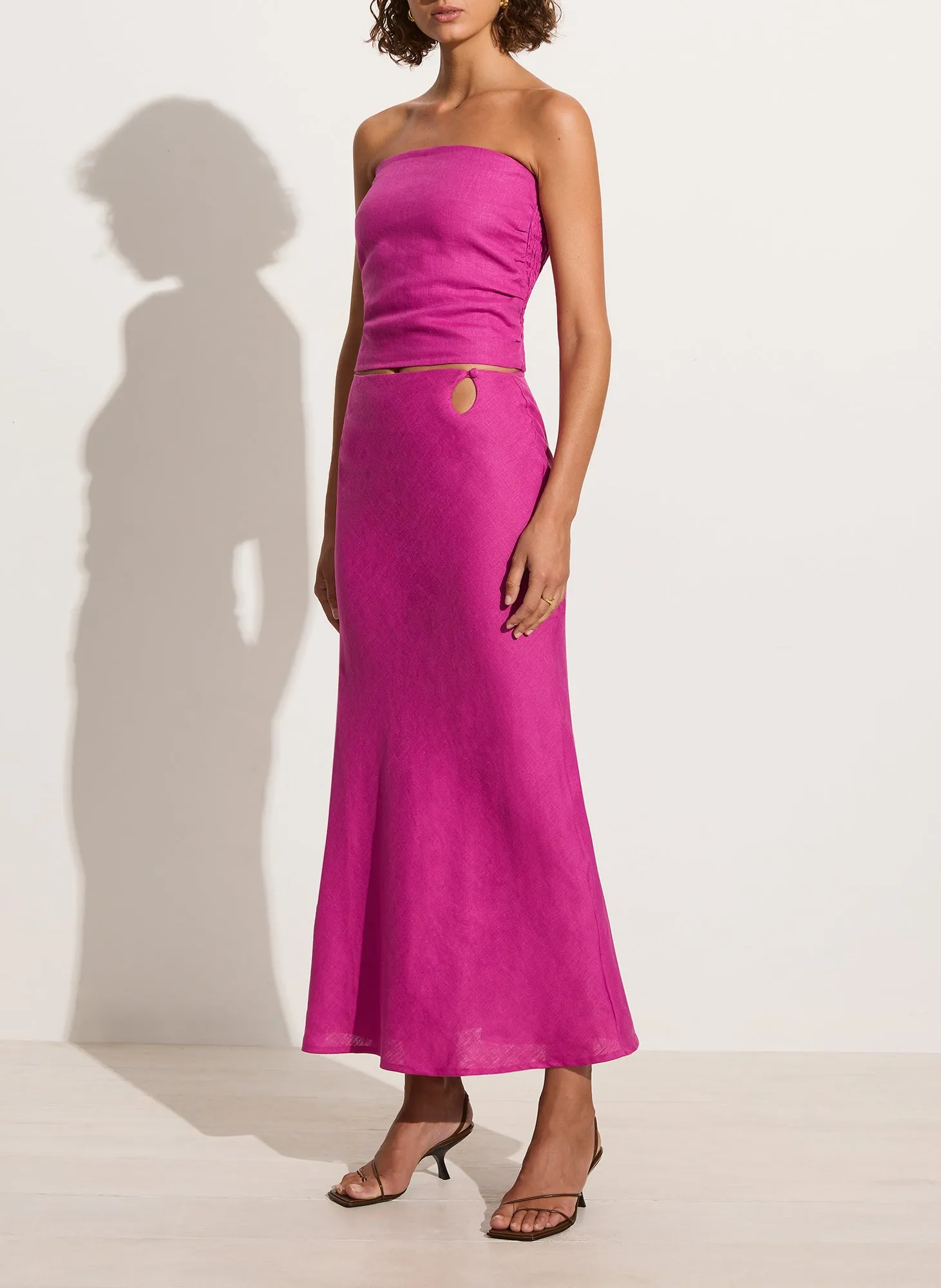 Praiyah Bodice Magenta - Final Sale sold by Faithfull the Brand product image thumbnail 3