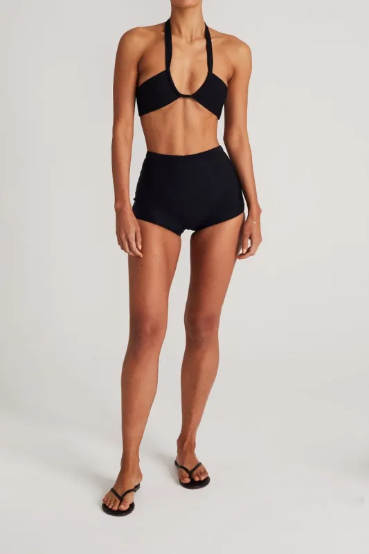 Kenzie Bikini Bottoms Plain Black - Final Sale made by Faithfull the Brand