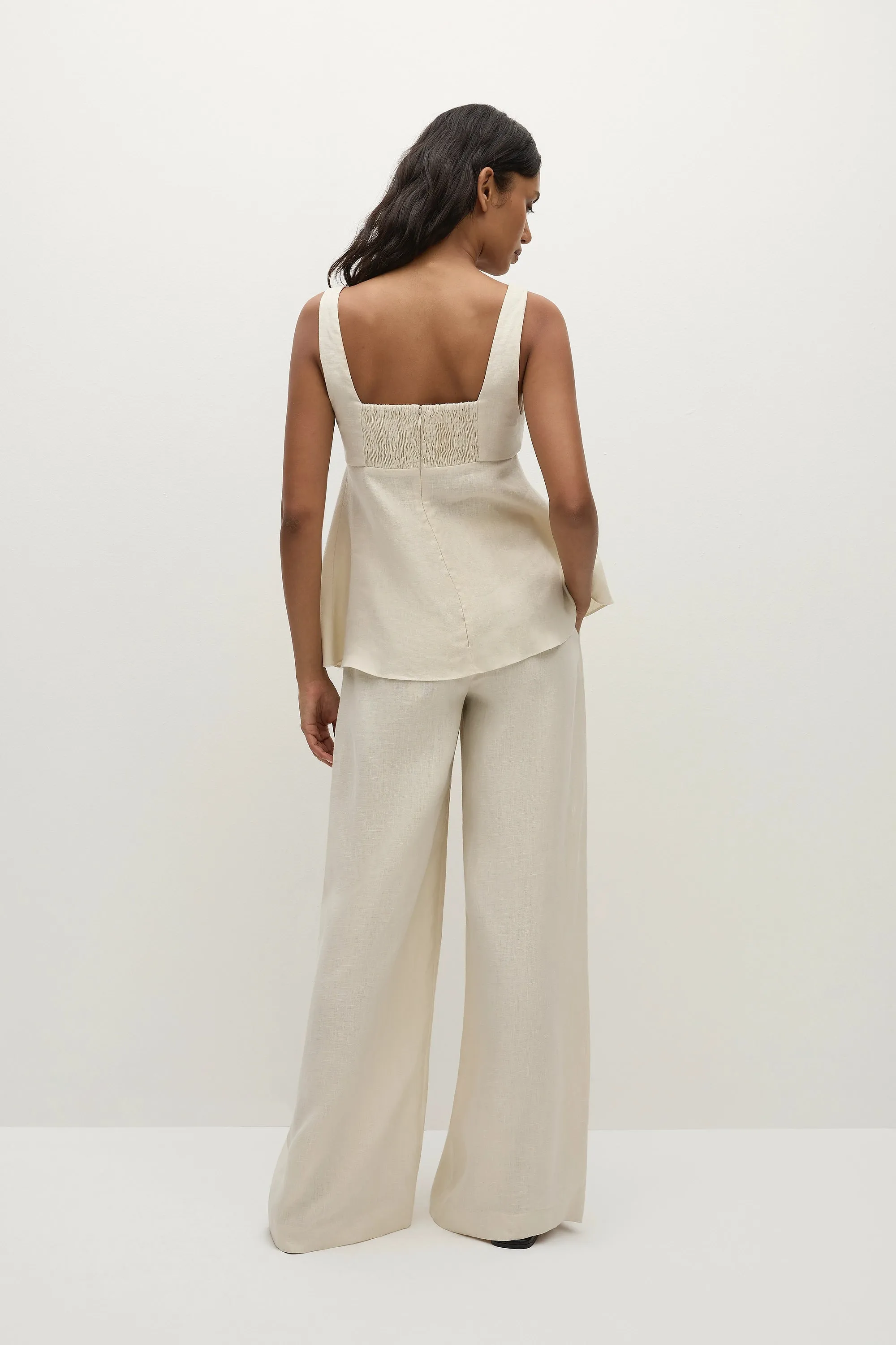 Ellie Top Ecru sold by Faithfull the Brand product image thumbnail 5