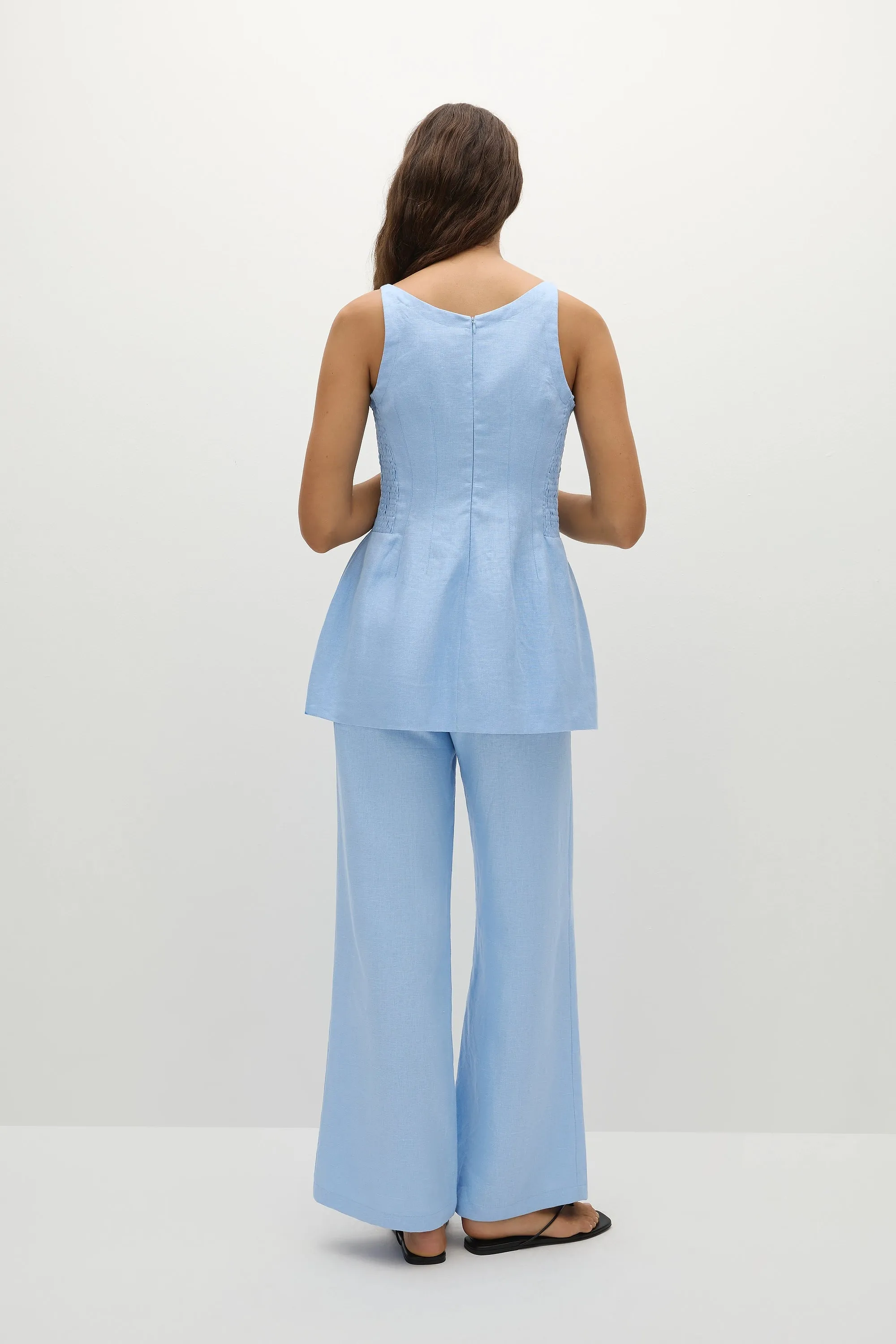 Syna Pant Mineral Blue - Final Sale sold by Faithfull the Brand product image thumbnail 5