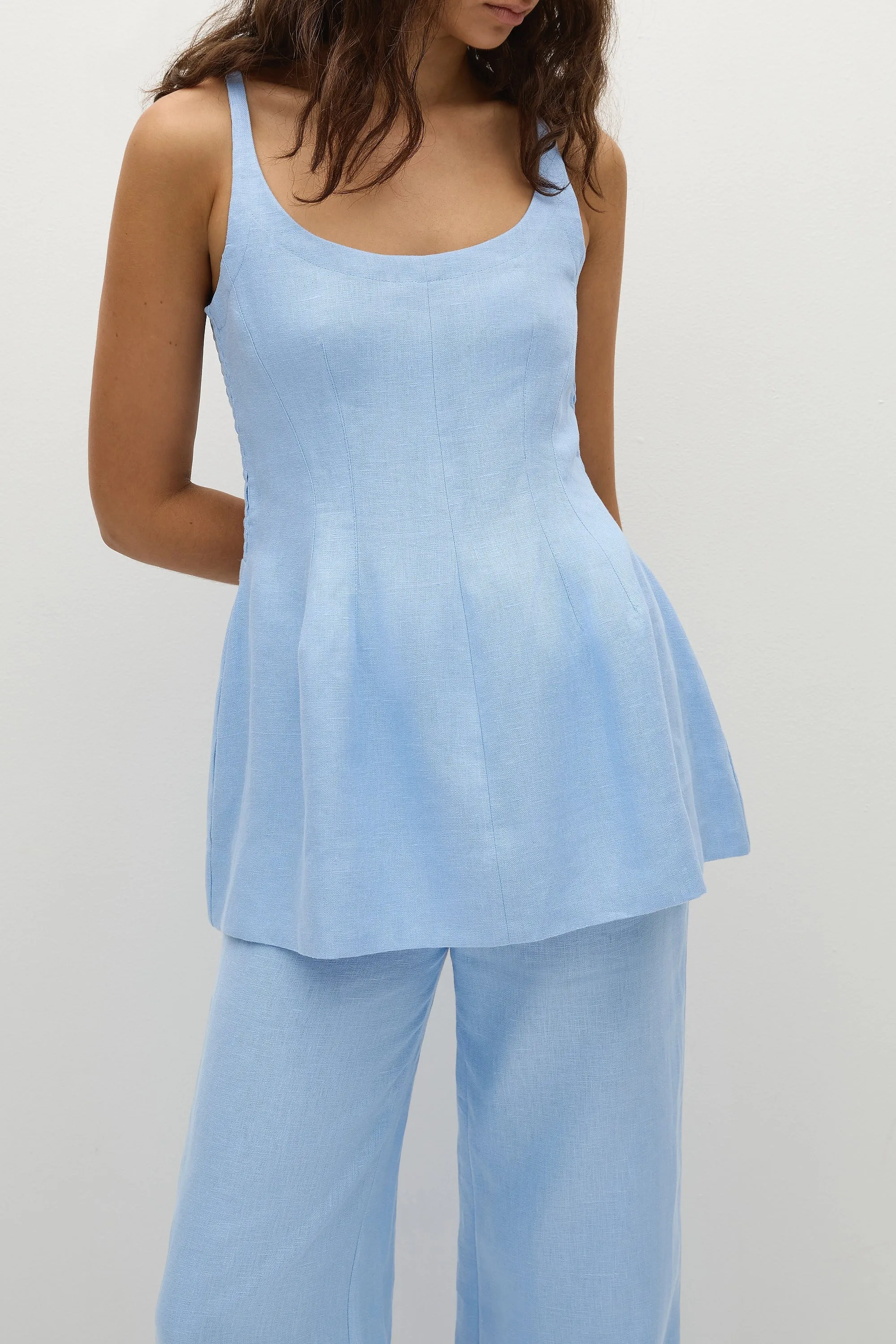 Syna Top Mineral Blue sold by Faithfull the Brand product image thumbnail 3
