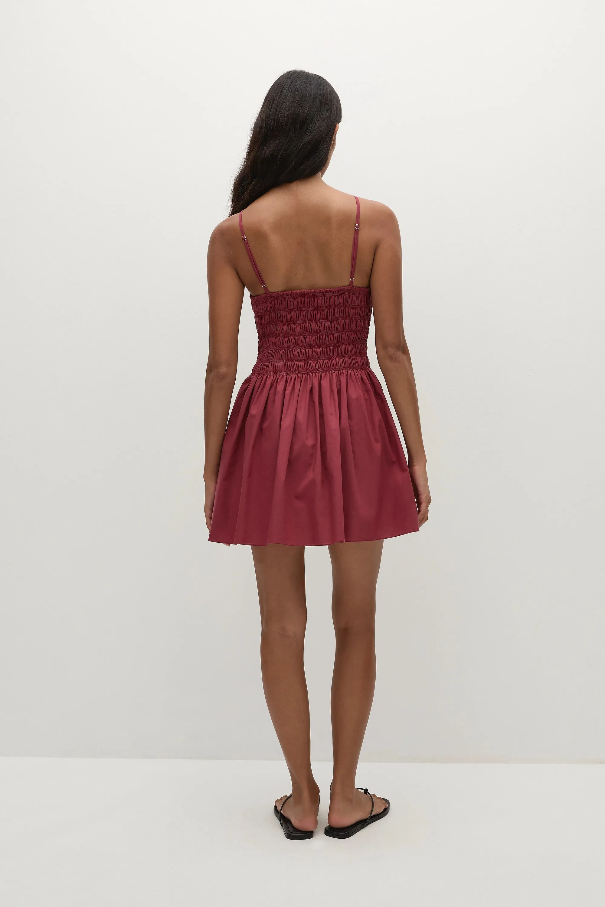 Laia Mini Dress Rhubarb sold by Faithfull the Brand product image thumbnail 4