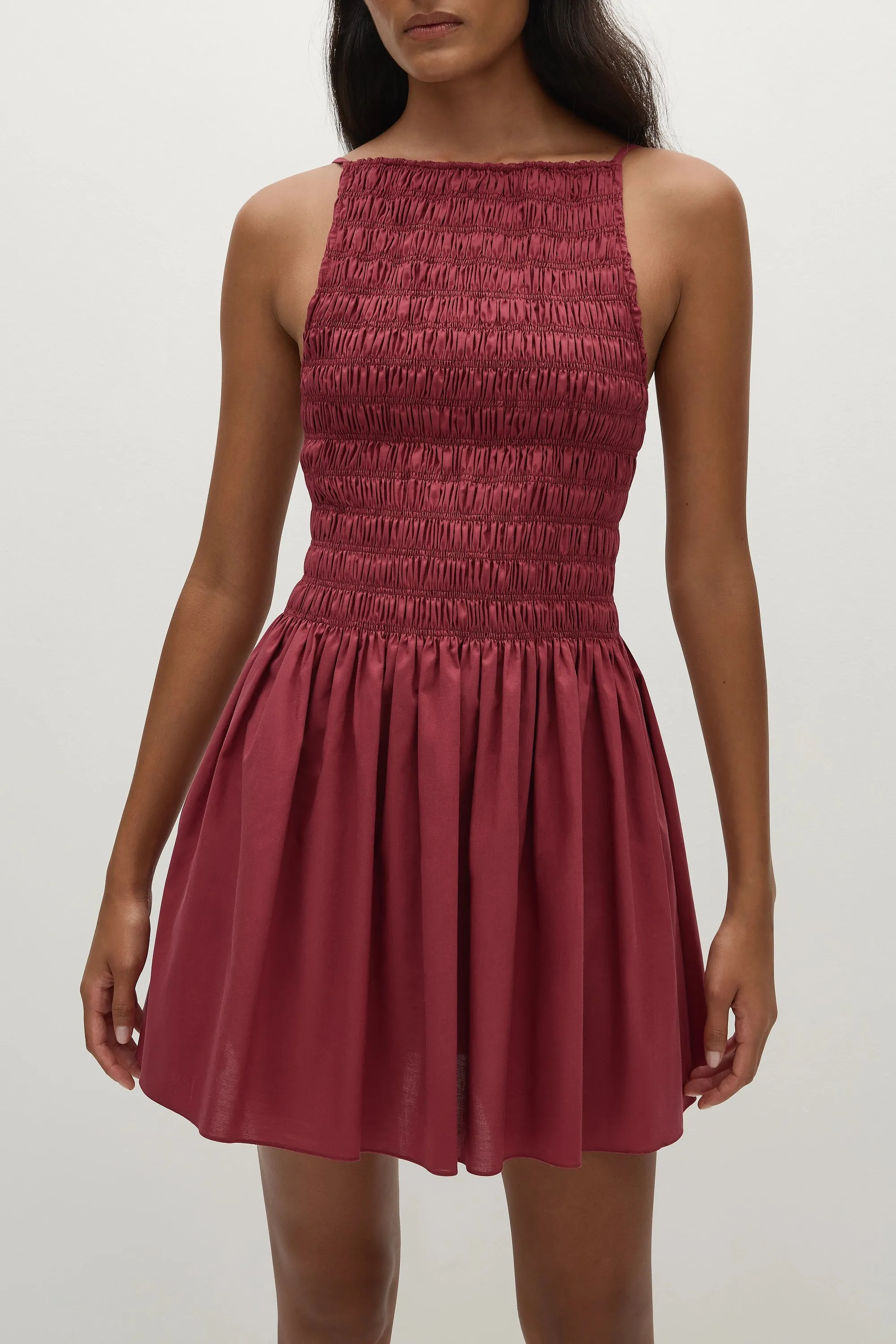 Laia Mini Dress Rhubarb sold by Faithfull the Brand product image thumbnail 2