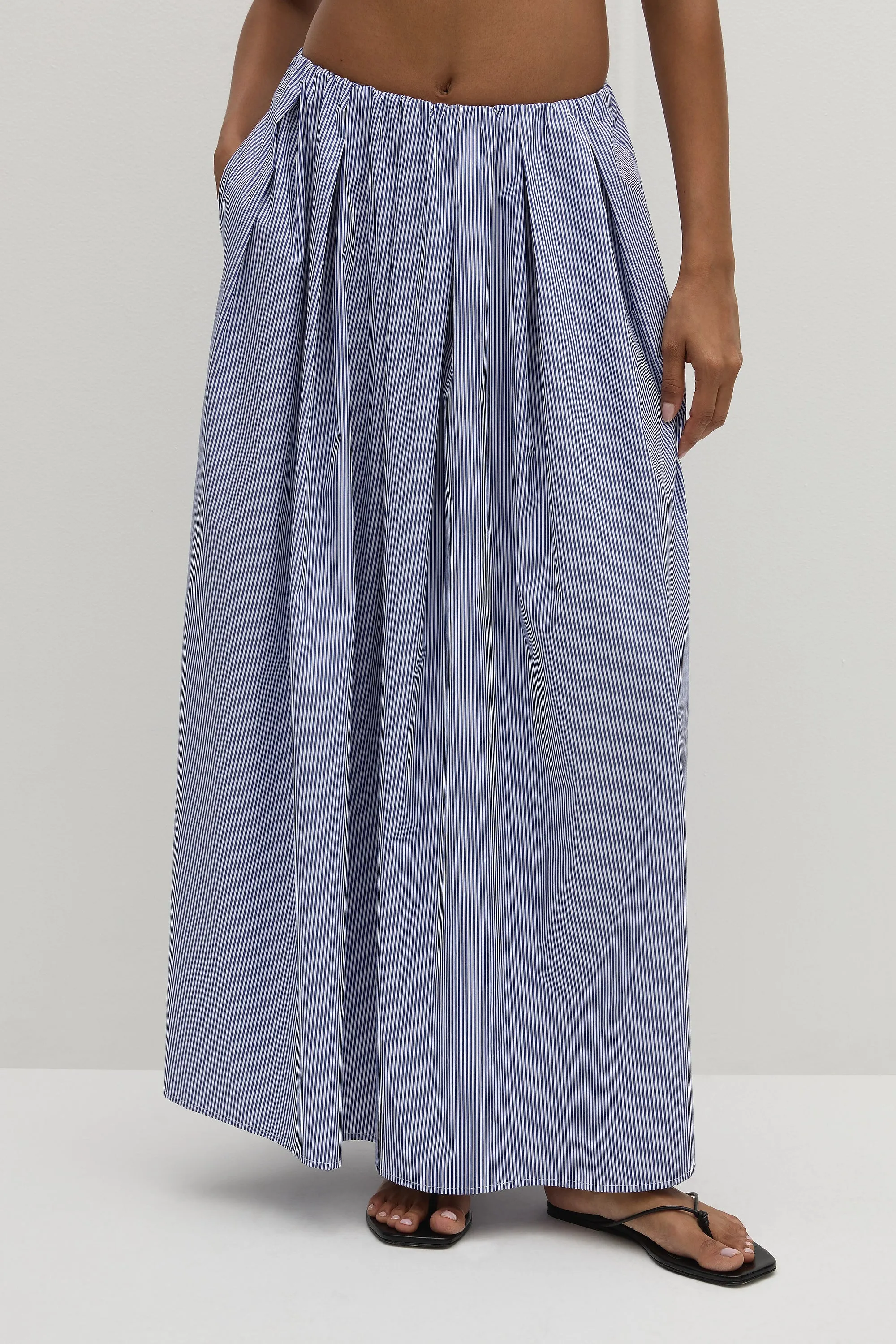 Astrid Skirt Helle Stripe Vintage Navy - Final Sale sold by Faithfull the Brand product image thumbnail 4