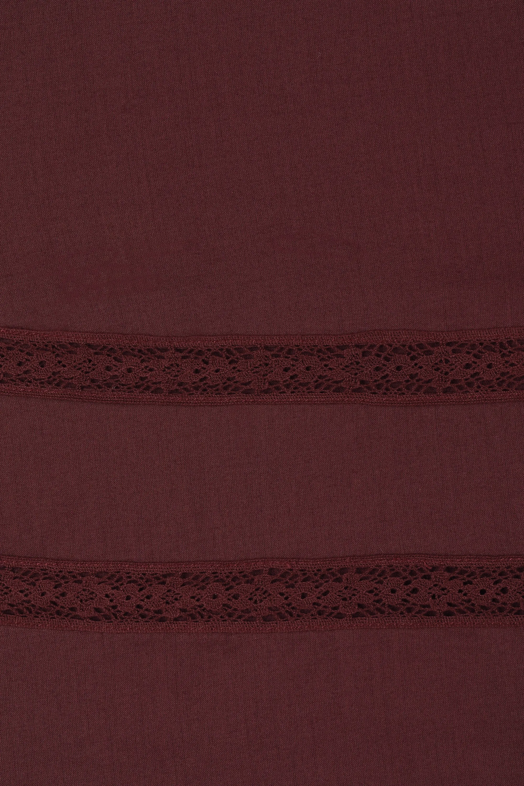 Dagny Midi Dress Bordeaux - Final Sale sold by Faithfull the Brand product image thumbnail 5