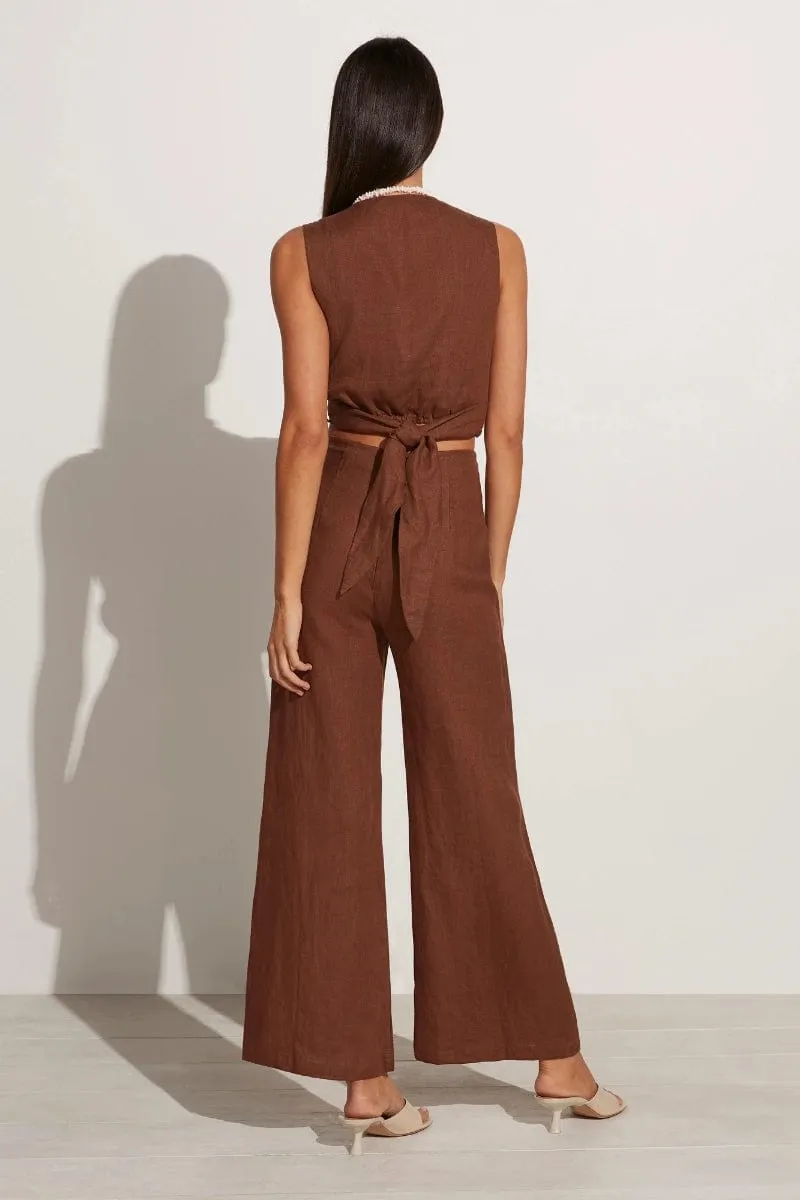 Ottavio Pants Cinnamon - Final Sale sold by Faithfull the Brand product image thumbnail 3