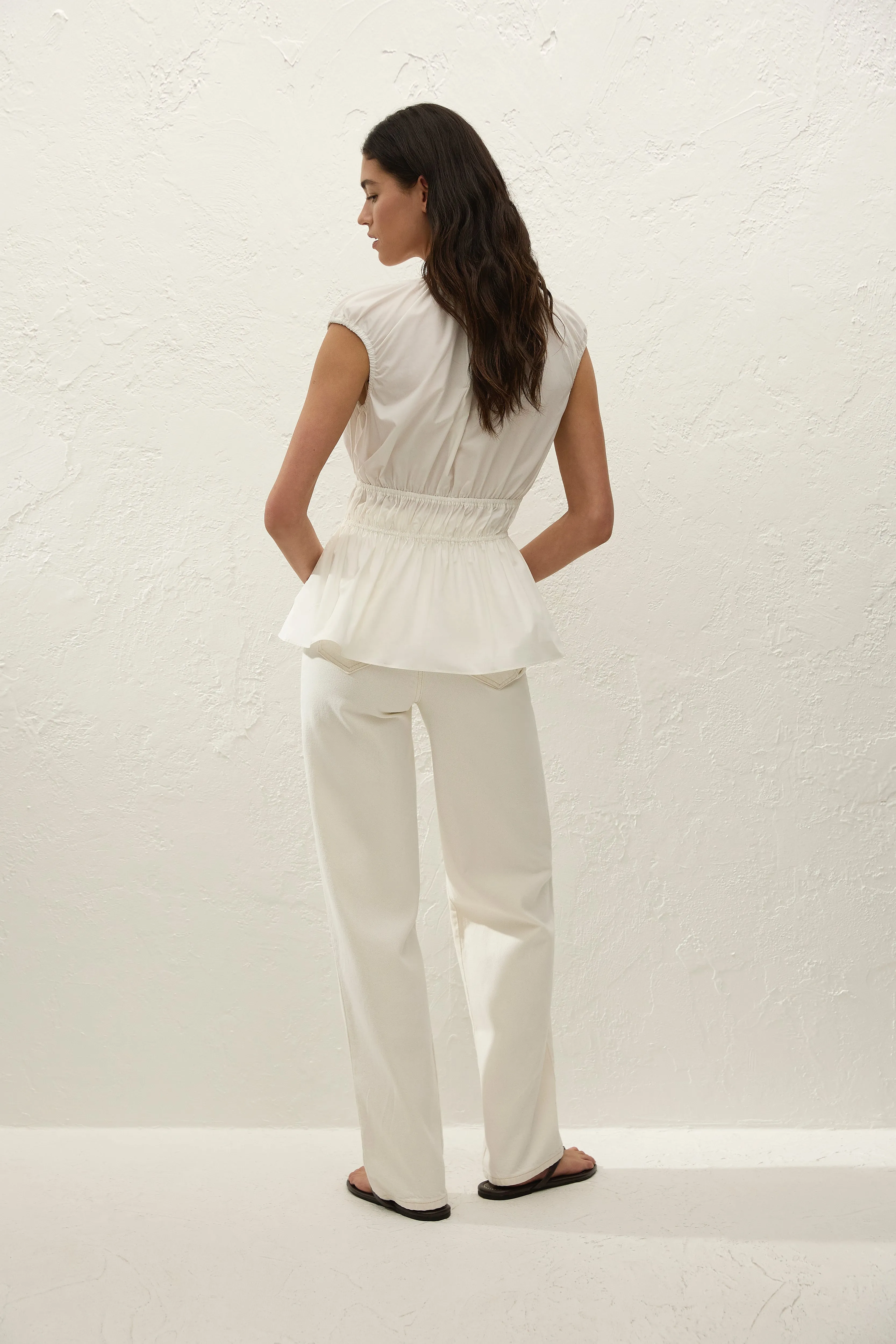 Hedda Top White sold by Faithfull the Brand product image thumbnail 5