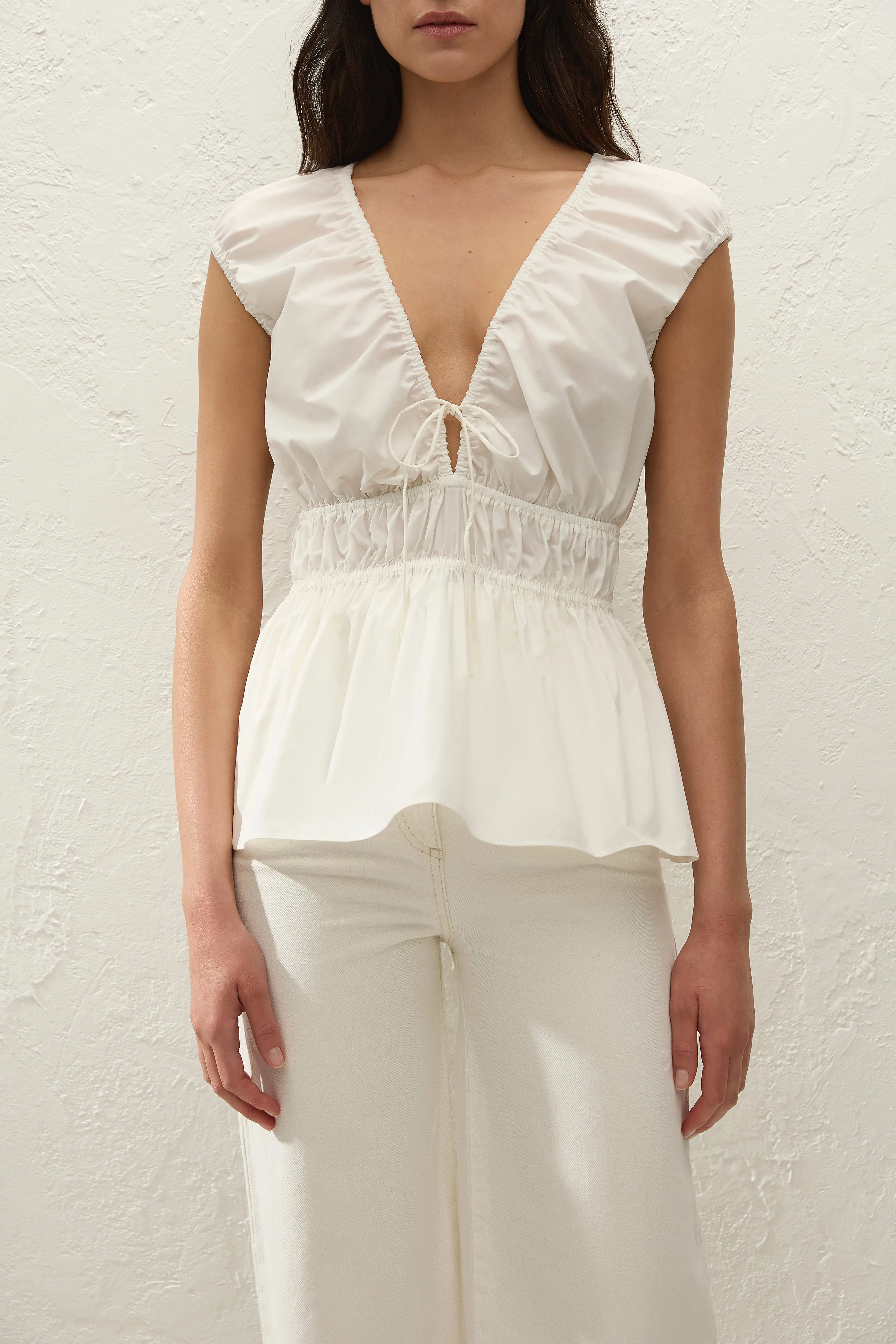 Hedda Top White sold by Faithfull the Brand product image thumbnail 3