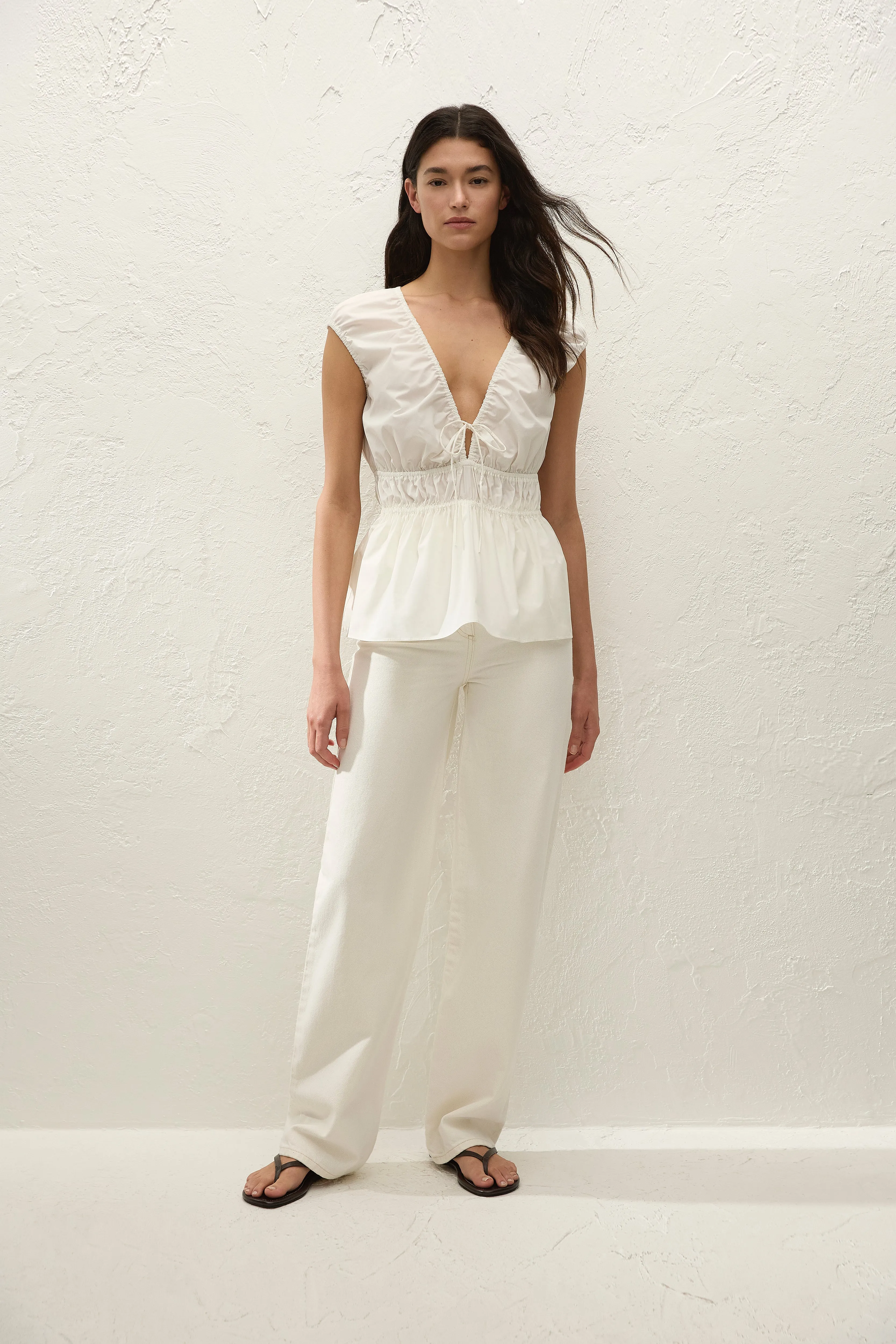 Hedda Top White sold by Faithfull the Brand product image thumbnail 2