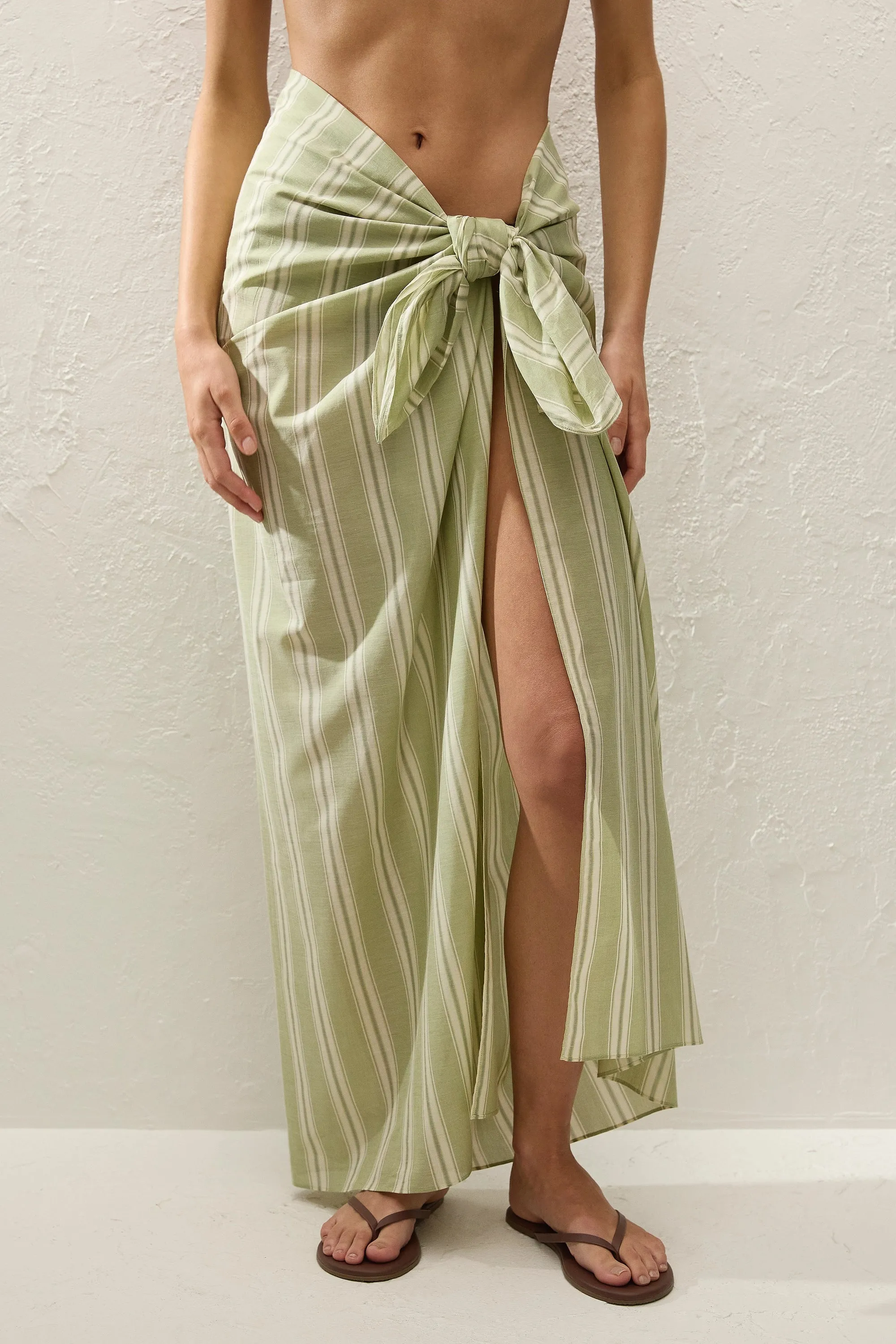 Lomas Pareo Ombre Stripe Faded Juniper sold by Faithfull the Brand product image thumbnail 3