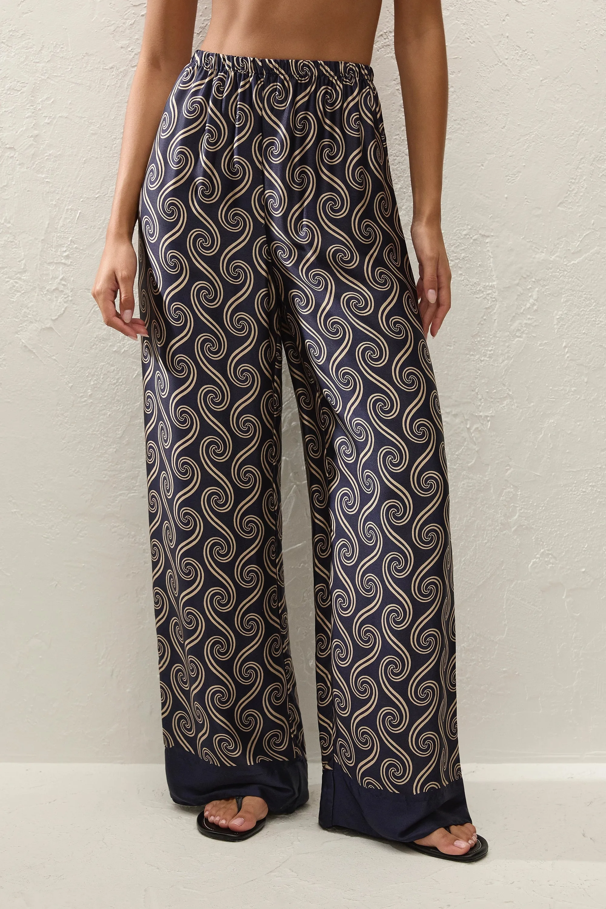 Jensen Pant Juanita Swirl Indigo sold by Faithfull the Brand product image thumbnail 5