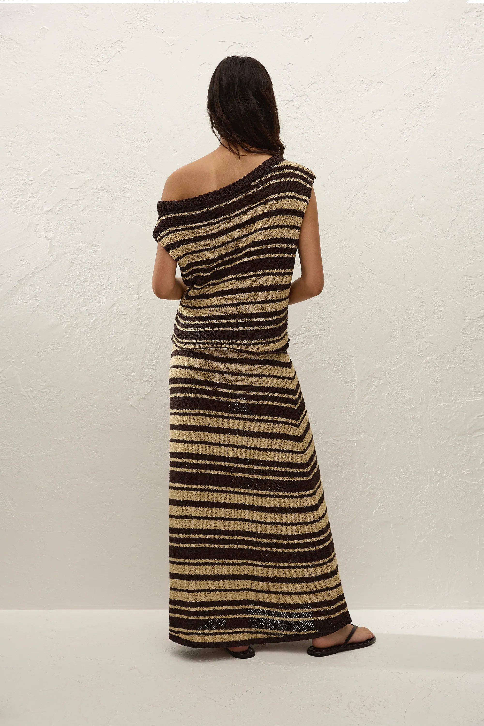 Micah Skirt Carob Wheat sold by Faithfull the Brand product image thumbnail 5