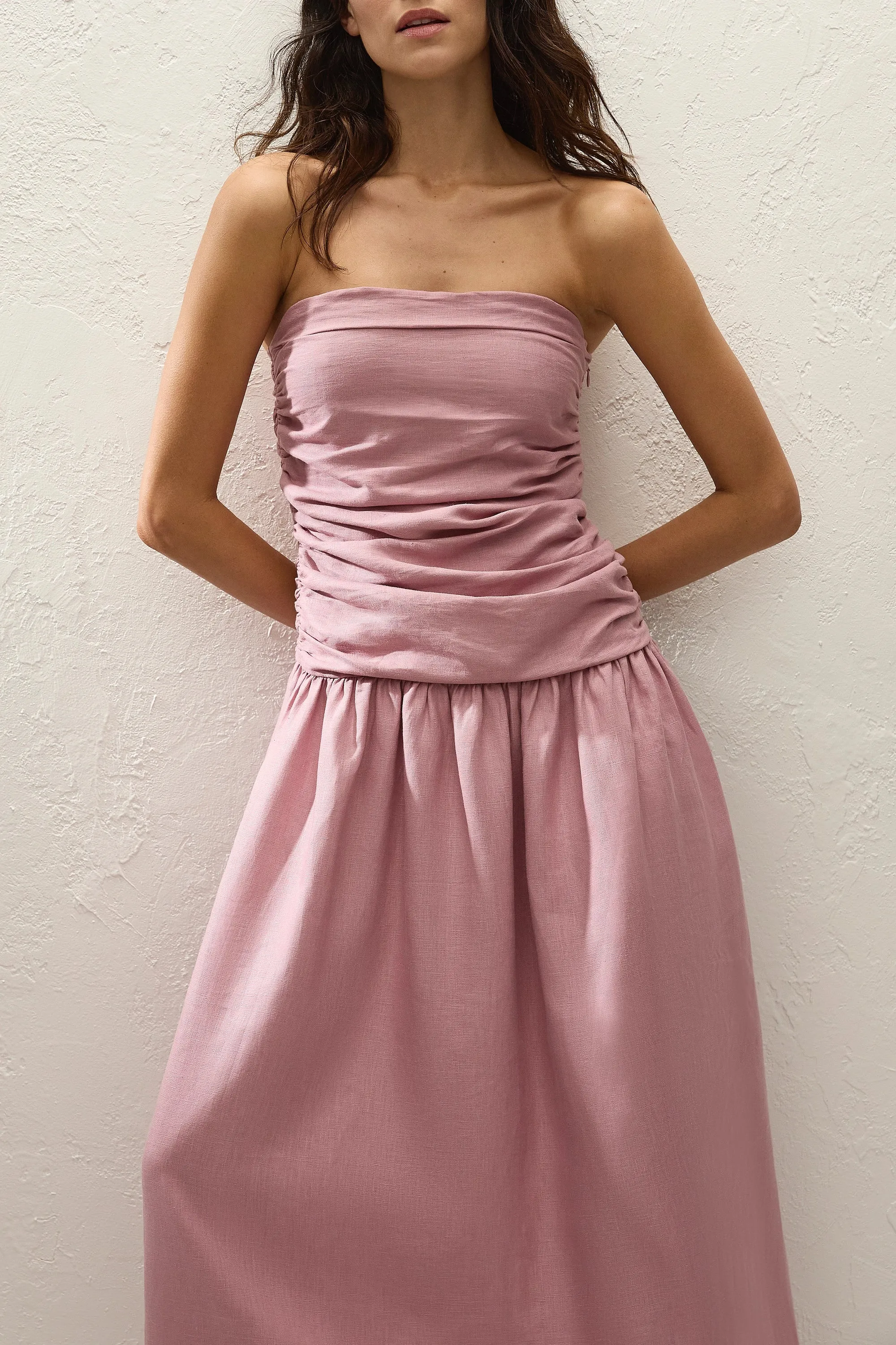 Sacha Maxi Dress Dusty Mauve sold by Faithfull the Brand product image thumbnail 2