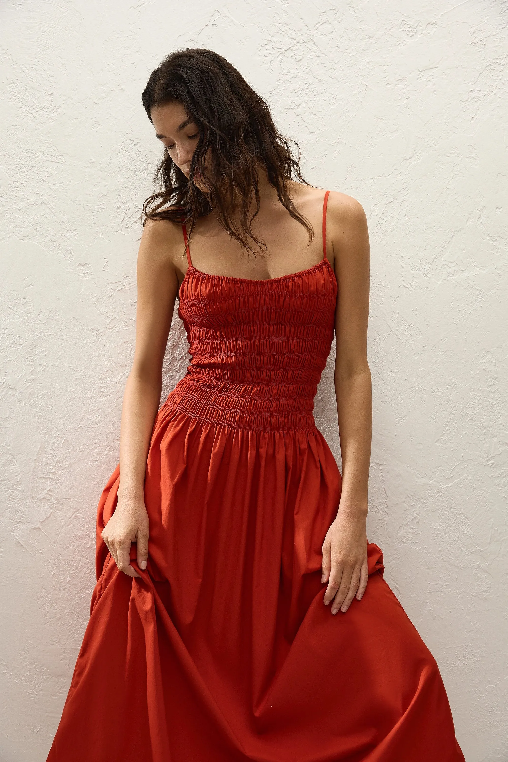 Araceli Maxi Dress Dusty Tomato sold by Faithfull the Brand product image thumbnail 2