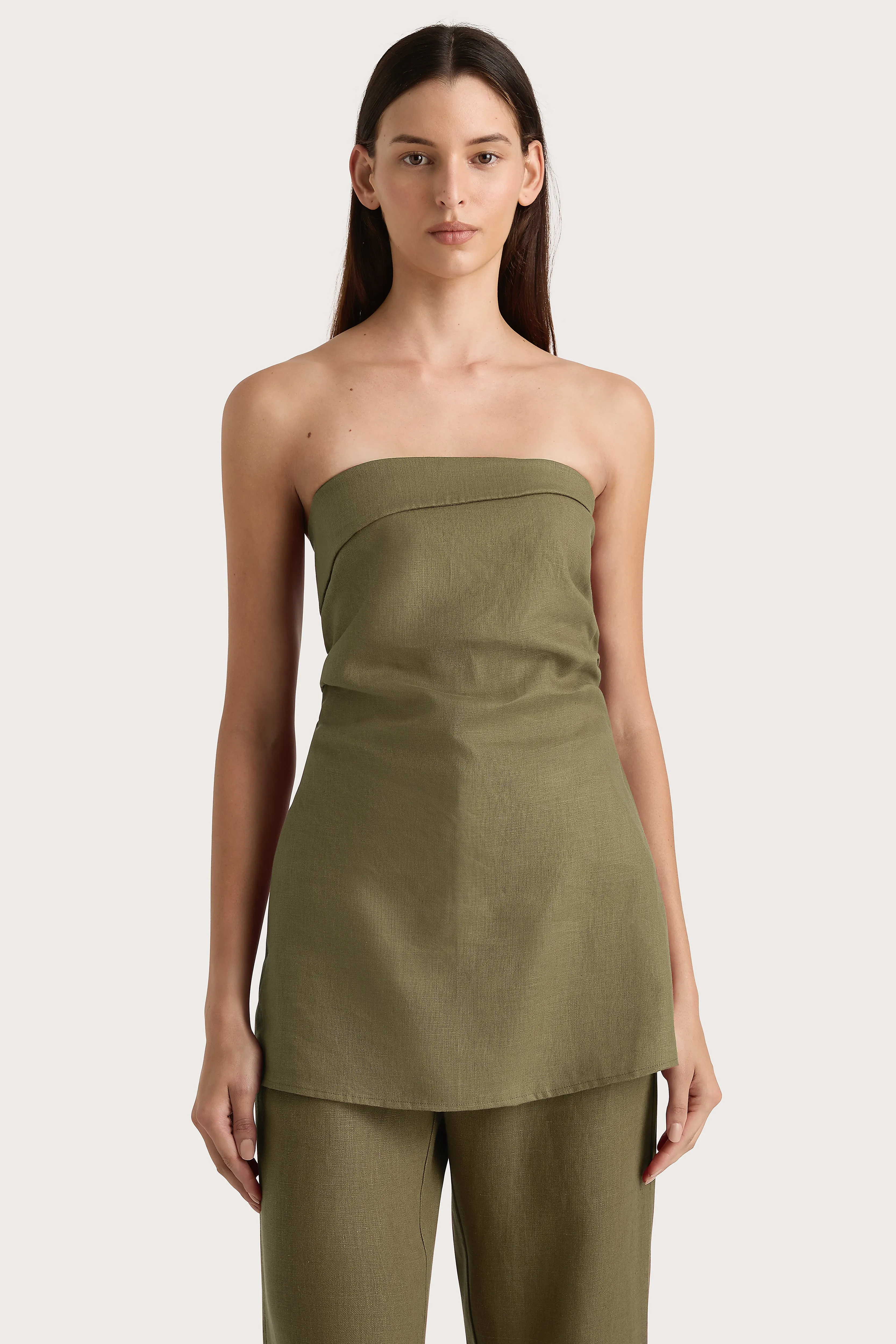 Boe Tunic Top Khaki - Final Sale sold by Faithfull the Brand product image thumbnail 2