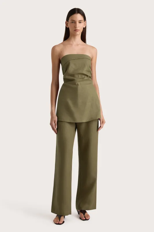Lulea Pant Khaki - Final Sale sold by Faithfull the Brand
