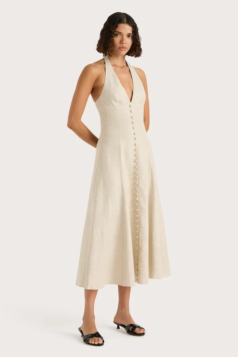 Marie Midi Dress Natural - Final Sale sold by Faithfull the Brand product image thumbnail 2