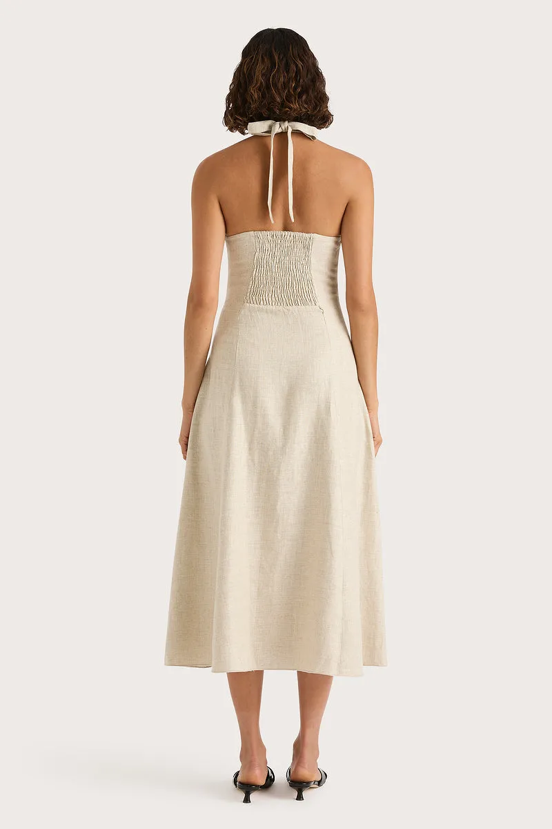 Marie Midi Dress Natural - Final Sale sold by Faithfull the Brand product image thumbnail 3