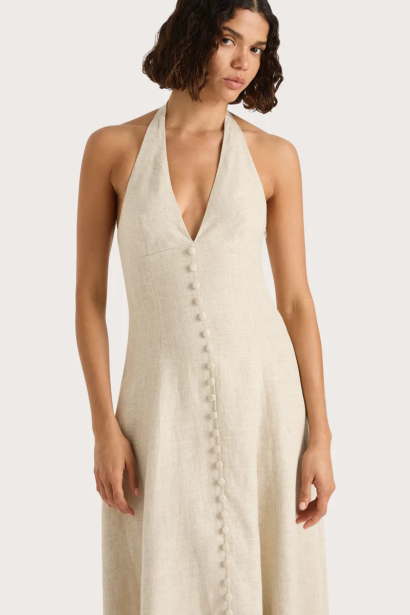 Marie Midi Dress Natural - Final Sale sold by Faithfull the Brand product image thumbnail 4