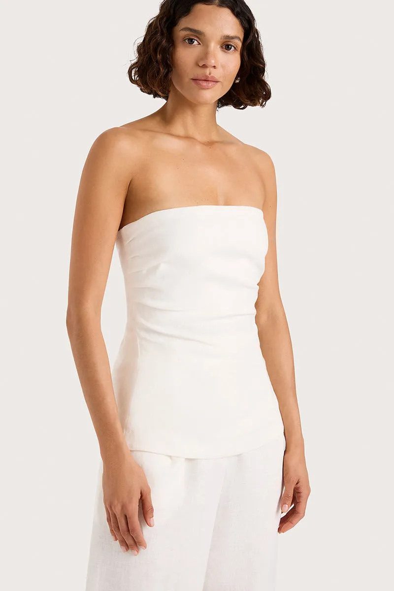 Alexa Top White sold by Faithfull the Brand product image thumbnail 2