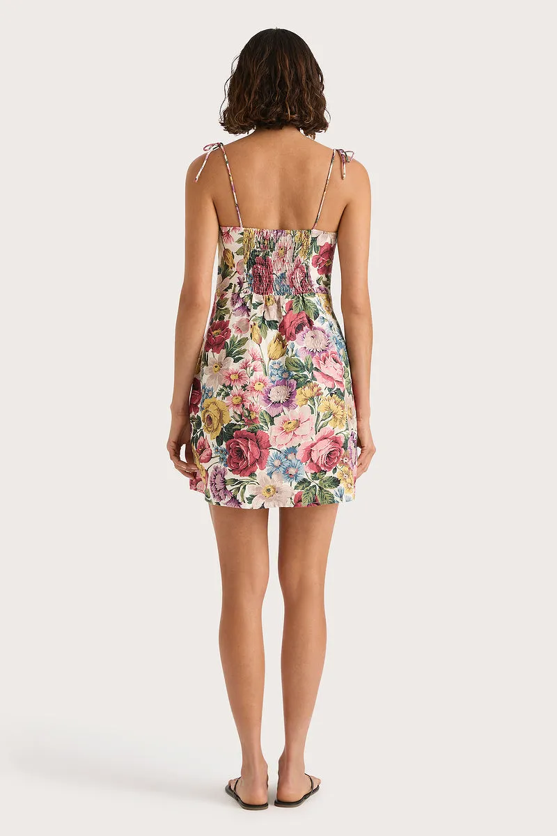 Ysla Mini Dress Colette Floral Multi - Final Sale sold by Faithfull the Brand product image thumbnail 4