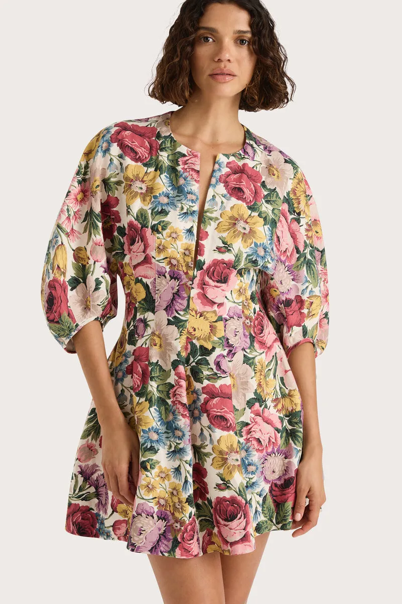 Soleil Mini Dress Colette Floral Multi - Final Sale sold by Faithfull the Brand product image thumbnail 2
