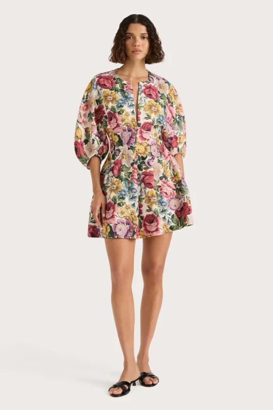 Soleil Mini Dress Colette Floral Multi - Final Sale sold by Faithfull the Brand