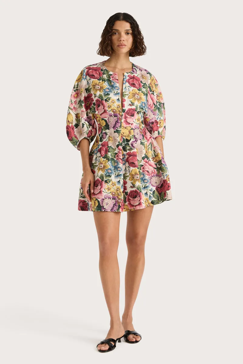 Soleil Mini Dress Colette Floral Multi - Final Sale sold by Faithfull the Brand