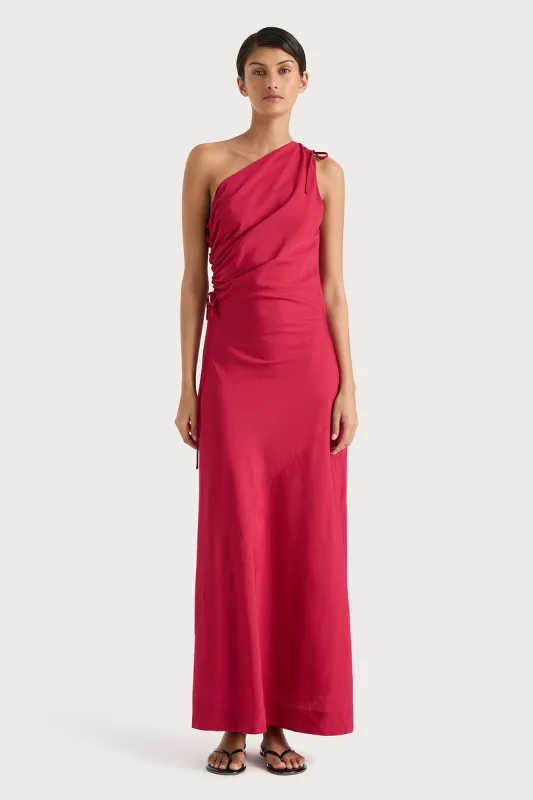 Laureles Maxi Dress Raspberry - Final Sale sold by Faithfull the Brand