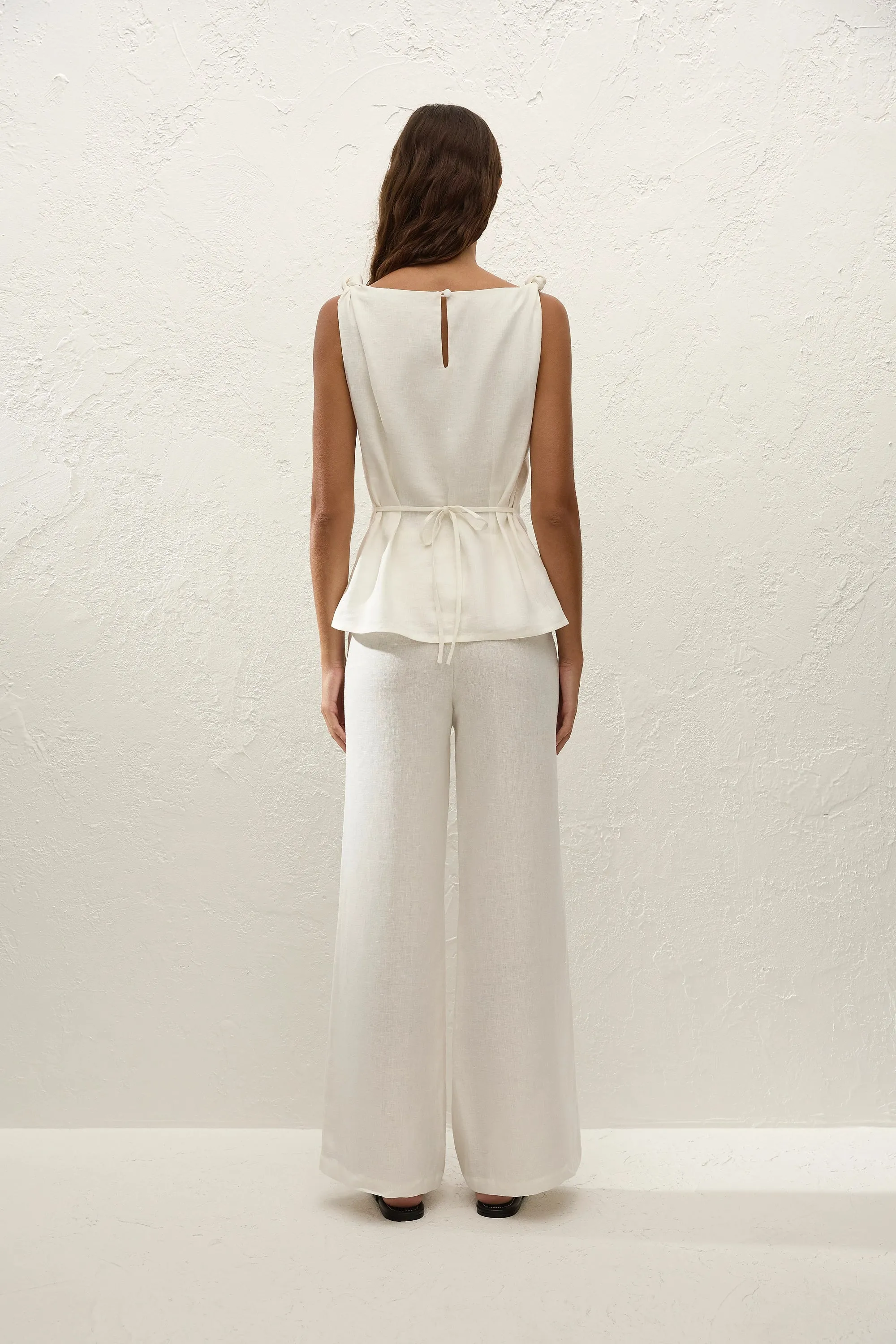 Syna Pant White sold by Faithfull the Brand product image thumbnail 4