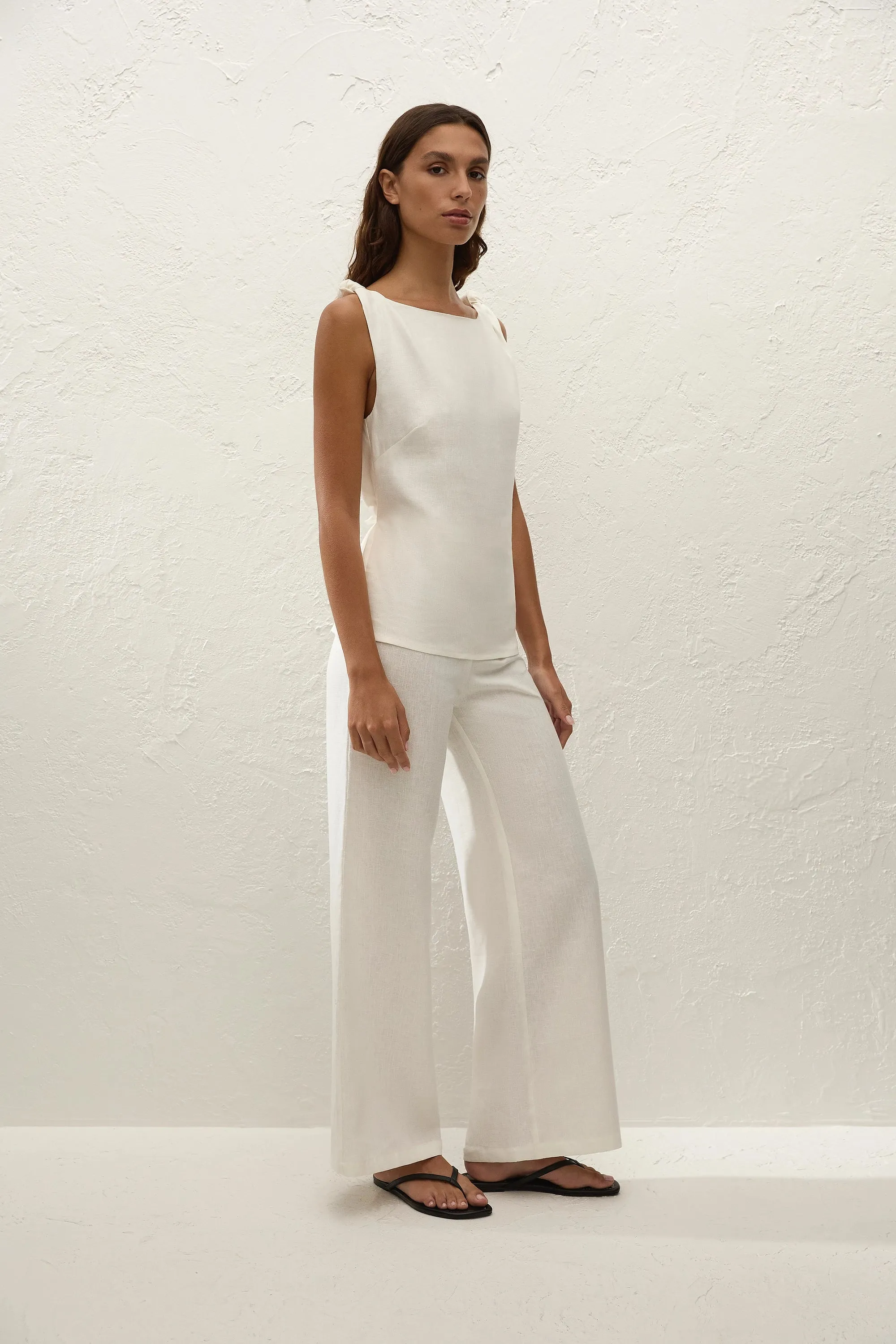 Syna Pant White sold by Faithfull the Brand product image thumbnail 3
