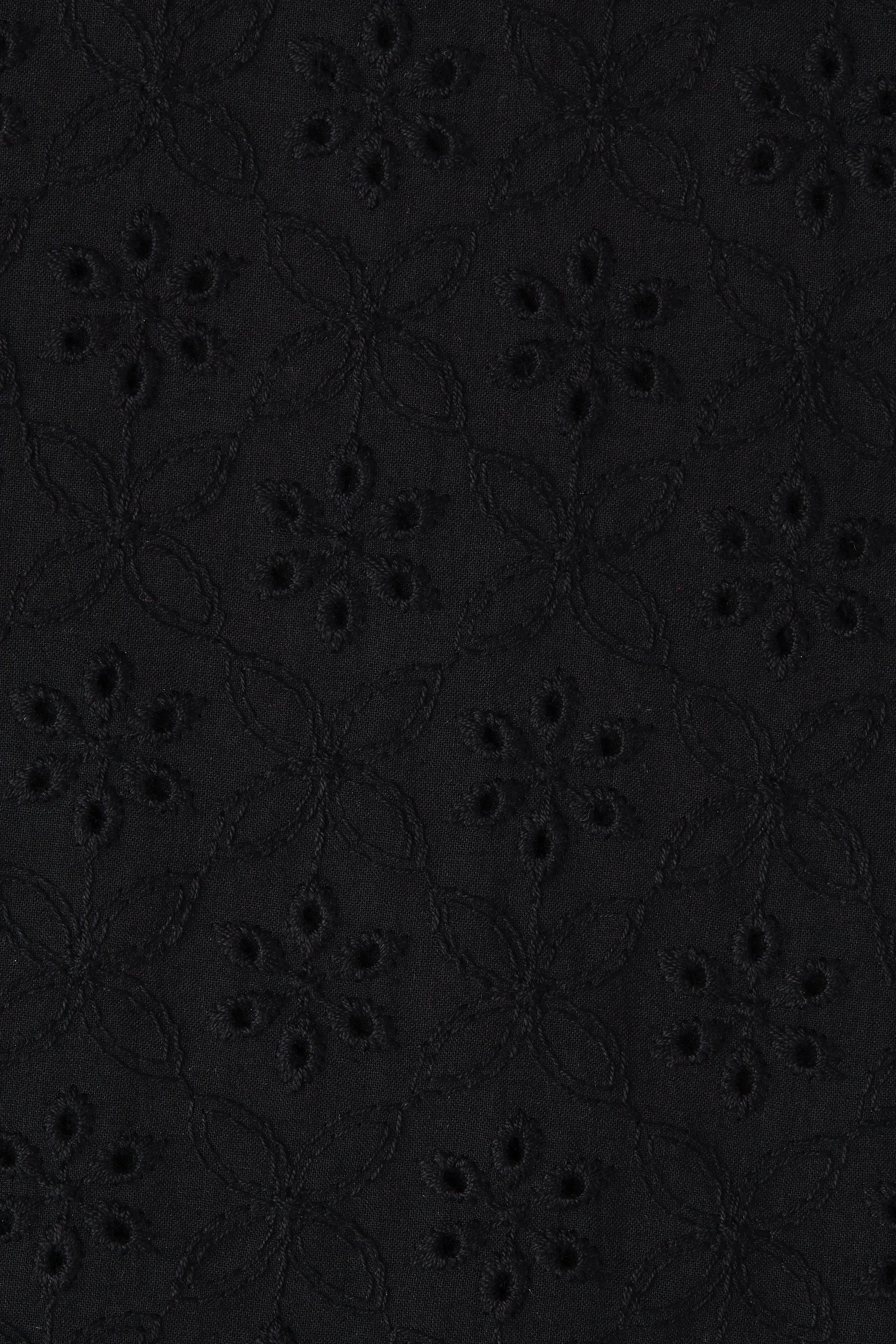 Juana Mini Dress Valentina Broderie Black sold by Faithfull the Brand product image thumbnail 5