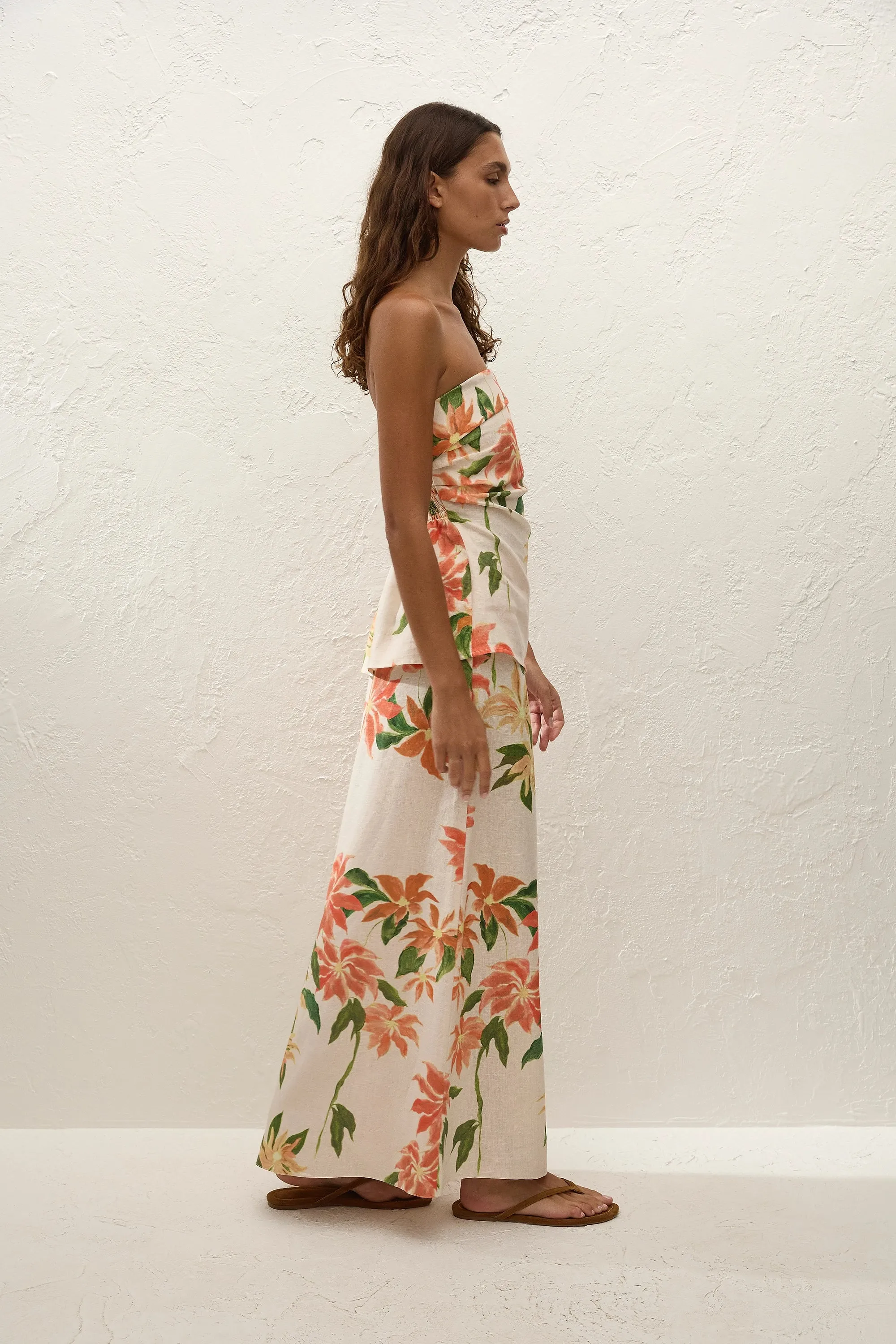 Eleanore Strapless Top Jardines Floral sold by Faithfull the Brand product image thumbnail 3