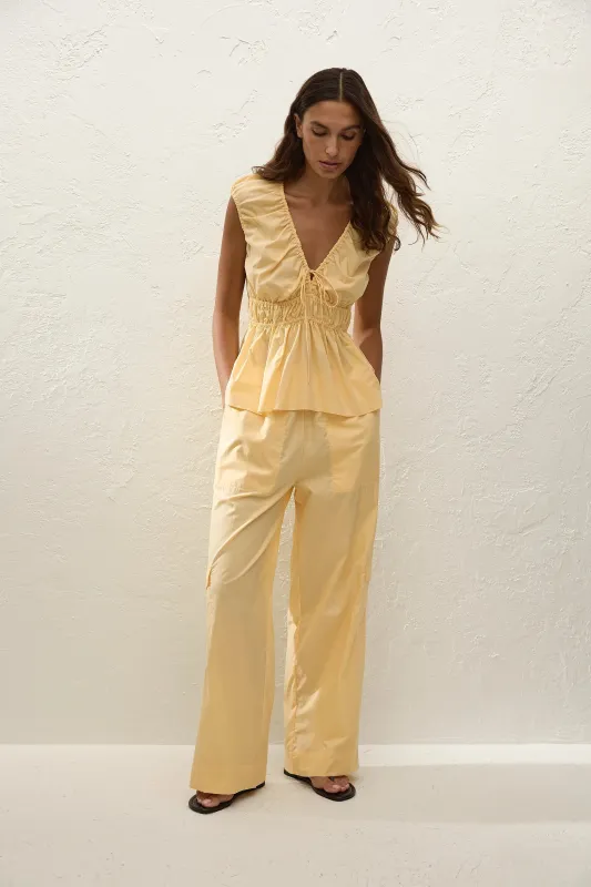 Mico Pant Banana made by Faithfull the Brand