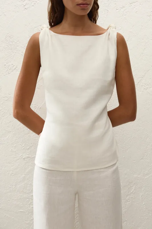 Flor Top White sold by Faithfull the Brand