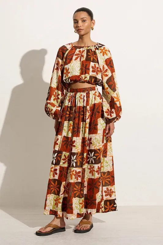 Oliveira Skirt Tobago Floral - Final Sale sold by Faithfull the Brand