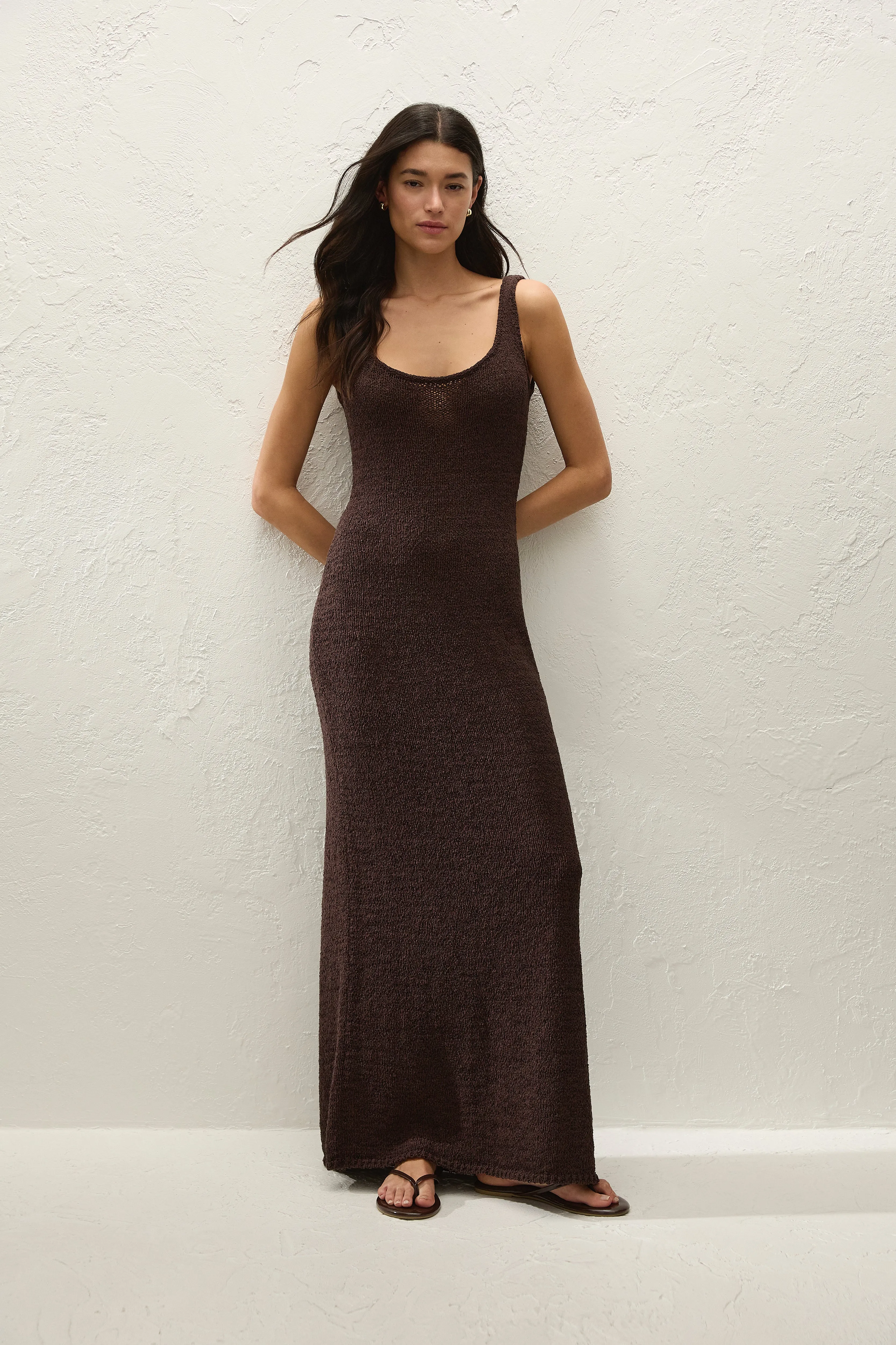 Florence Maxi Dress Carob sold by Faithfull the Brand product image thumbnail 4