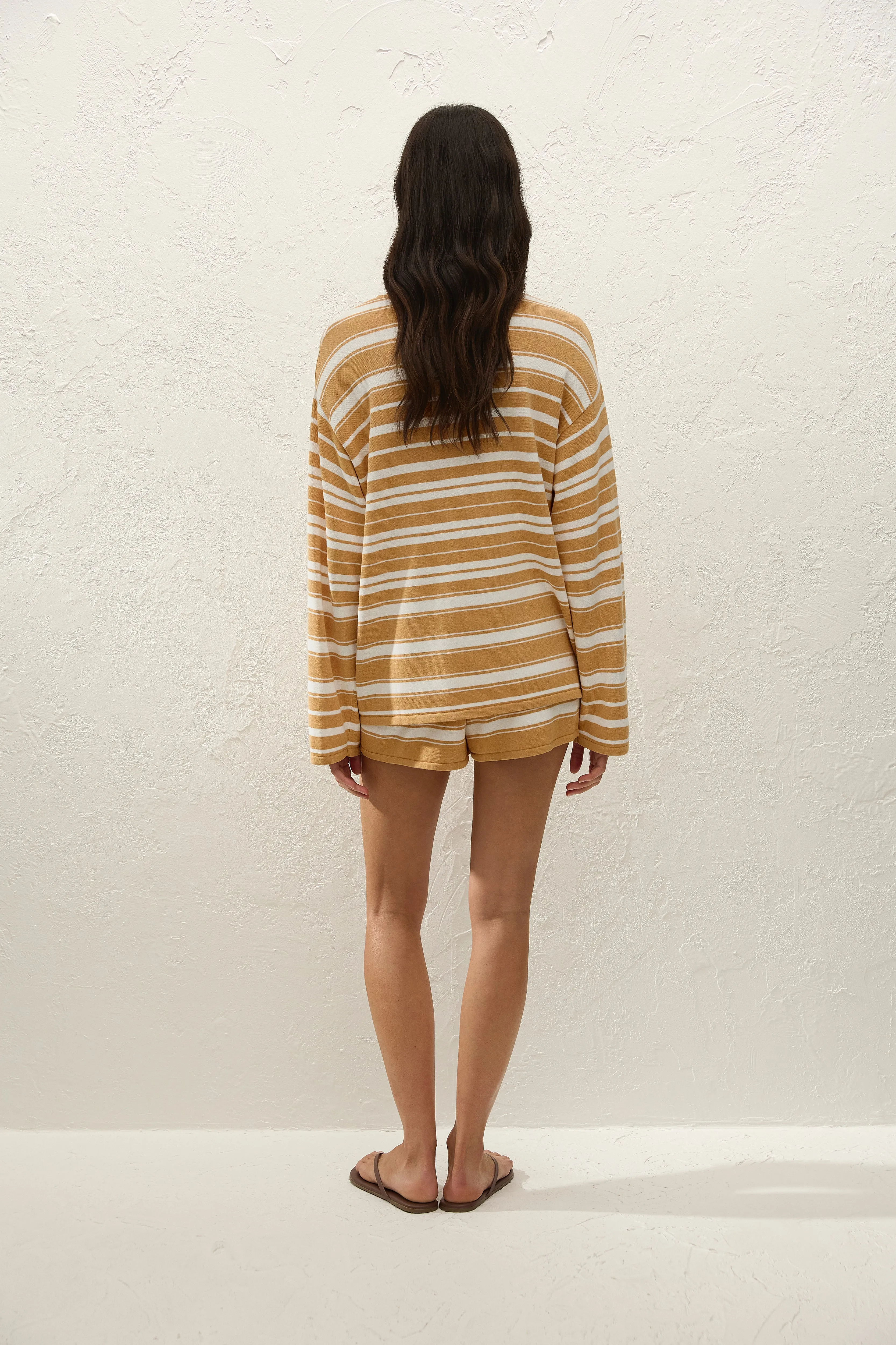 Carlo Short Breton Stripe Sienna sold by Faithfull the Brand product image thumbnail 5