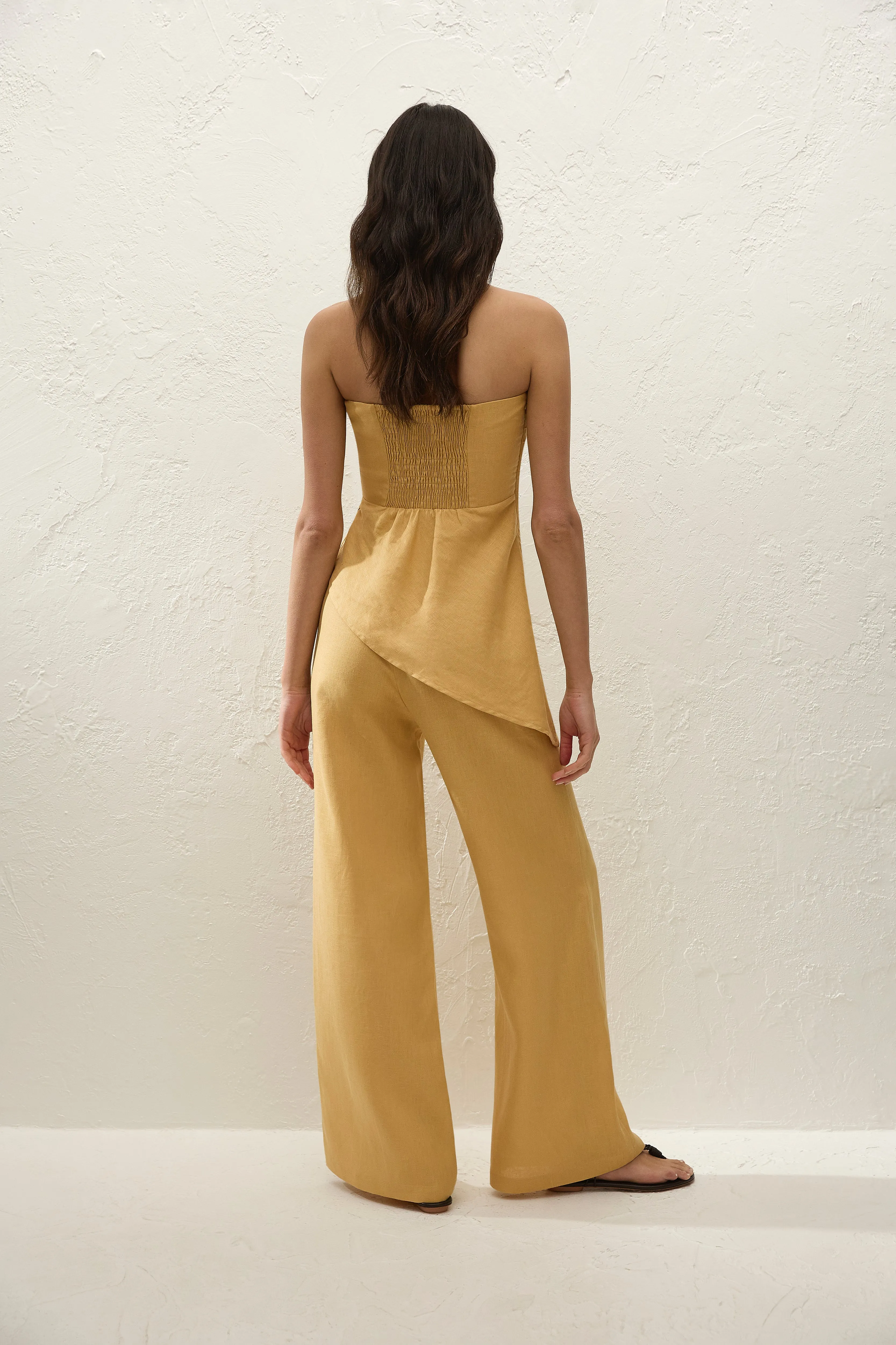 Syna Pant Marigold - Final Sale sold by Faithfull the Brand product image thumbnail 4