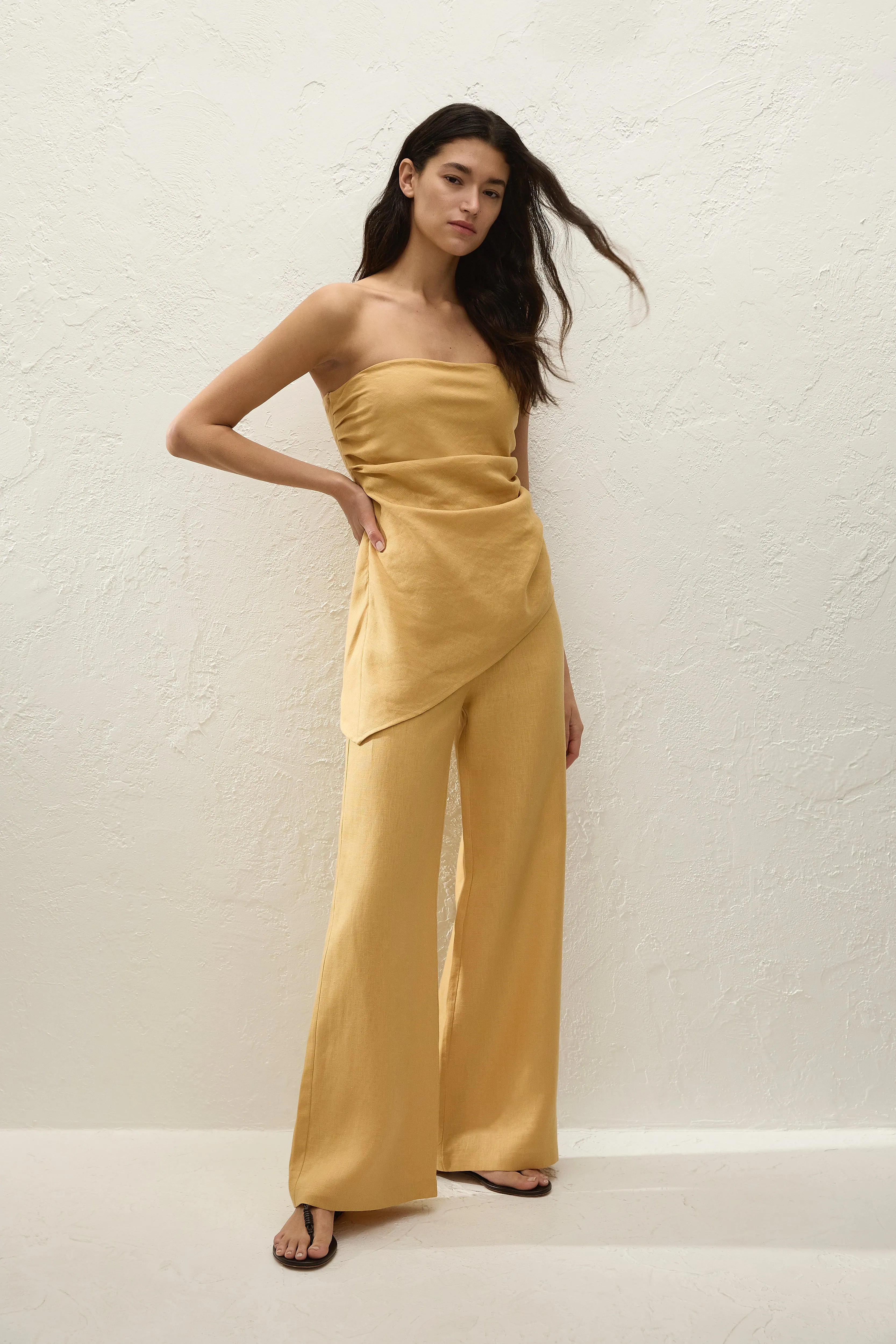 Syna Pant Marigold - Final Sale sold by Faithfull the Brand product image thumbnail 3