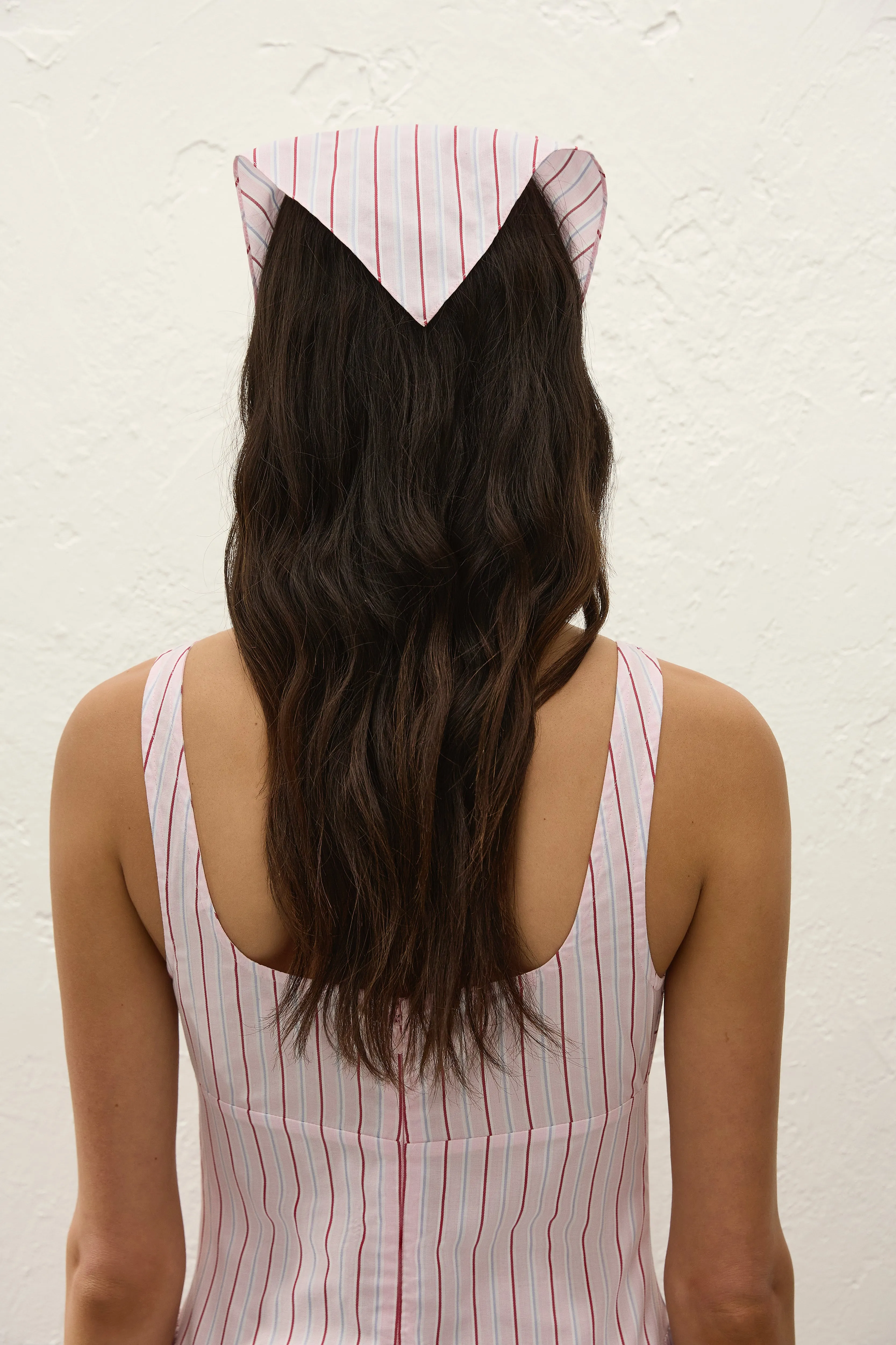 Lucia Head Scarf Fiori Stripe Palazzo sold by Faithfull the Brand product image thumbnail 3