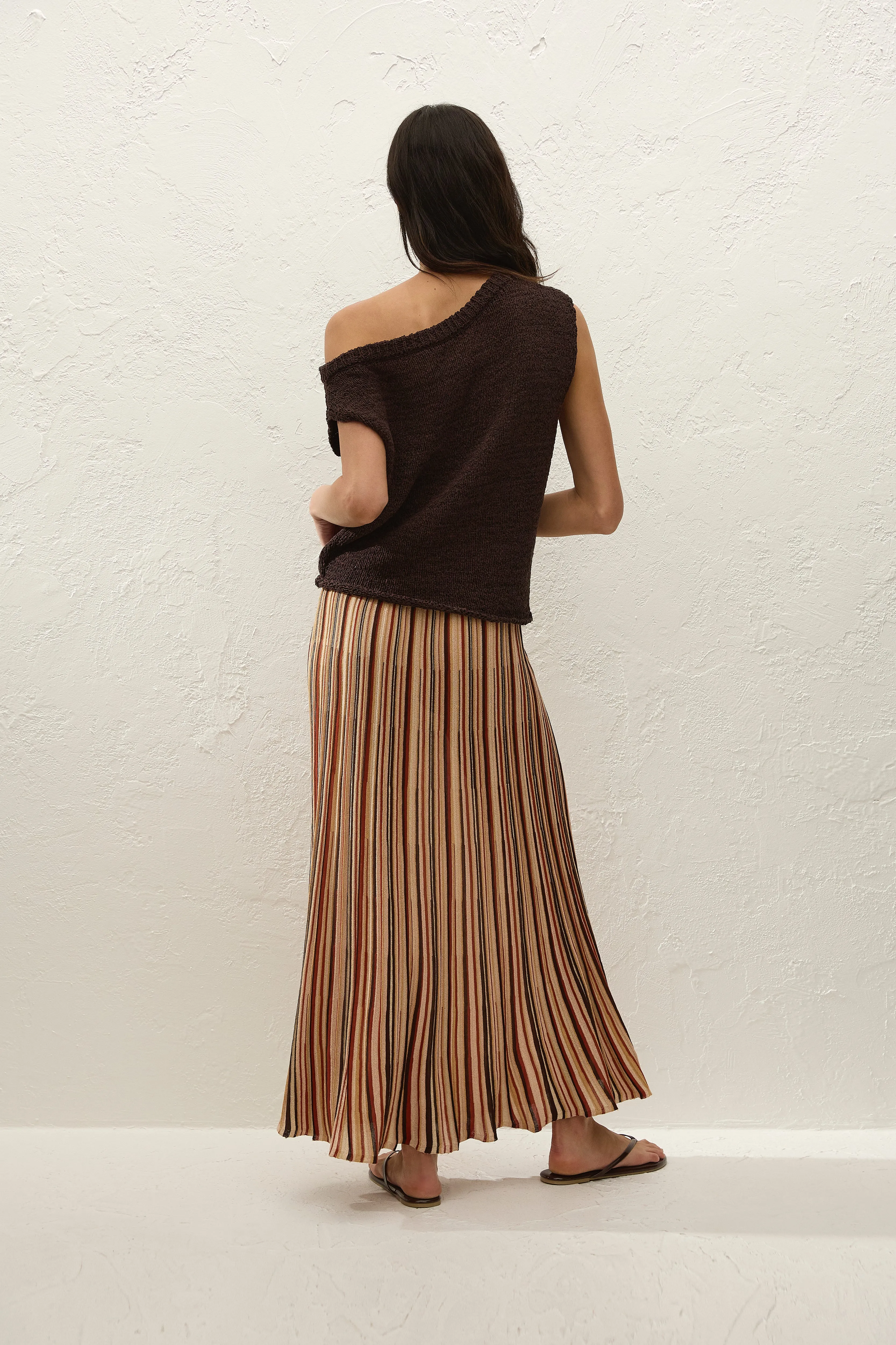 Iden Maxi Skirt Murano Stripe sold by Faithfull the Brand product image thumbnail 5