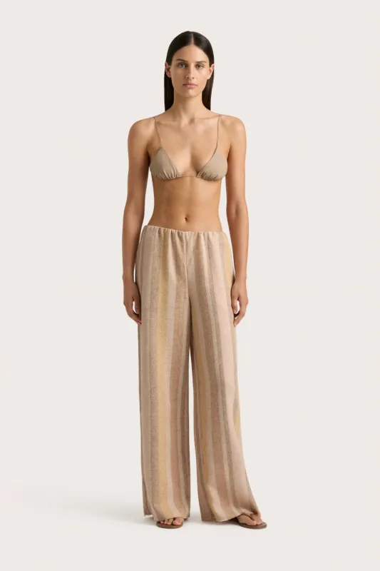 Sao Paulo Pant Terracotta Stripe - Final Sale sold by Faithfull the Brand