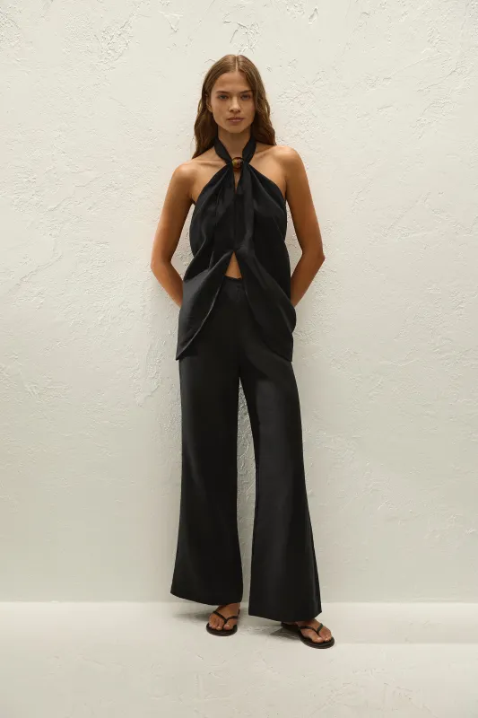 Biba Halter Top Black sold by Faithfull the Brand