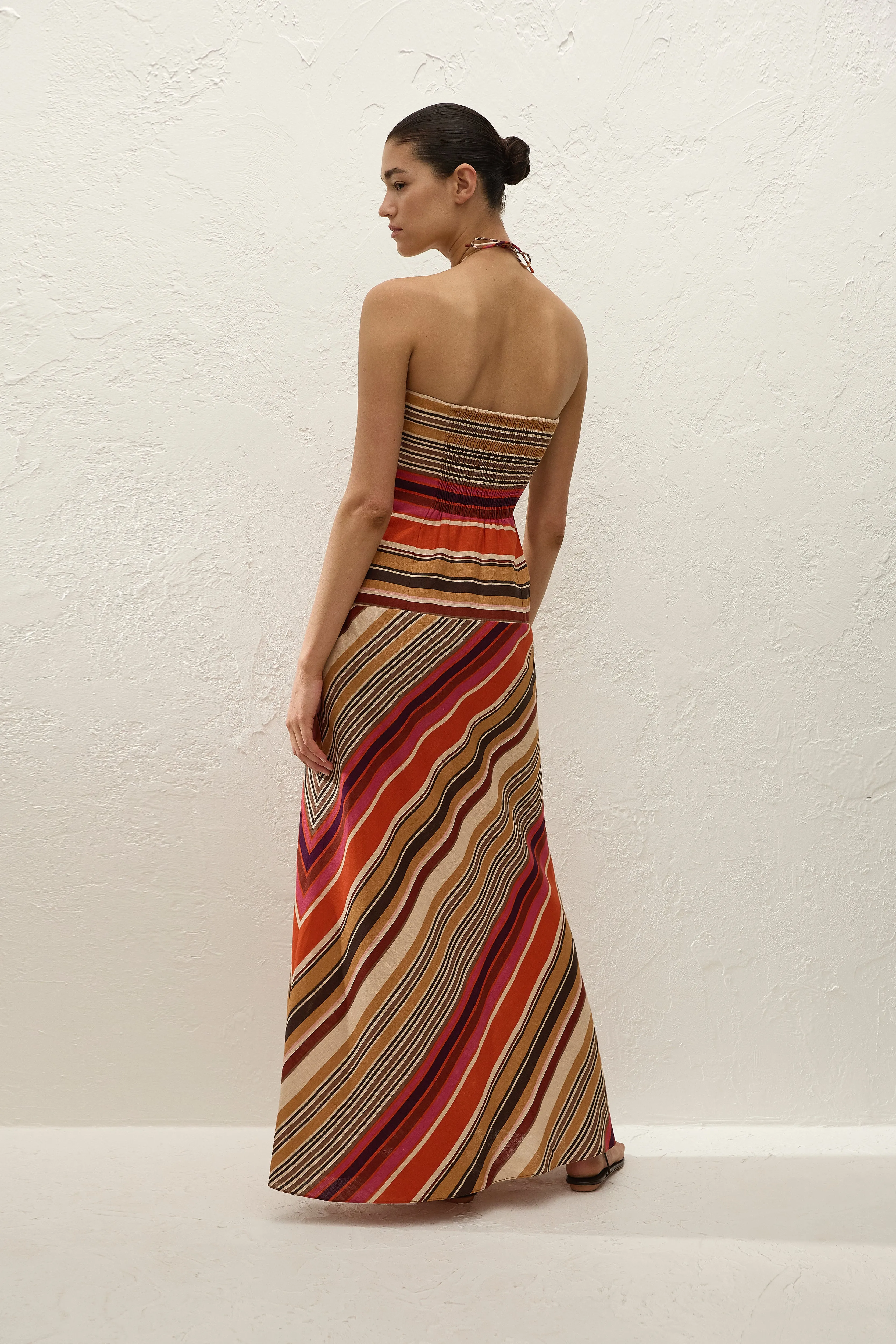 Clara Maxi Dress Murano Amber sold by Faithfull the Brand product image thumbnail 5