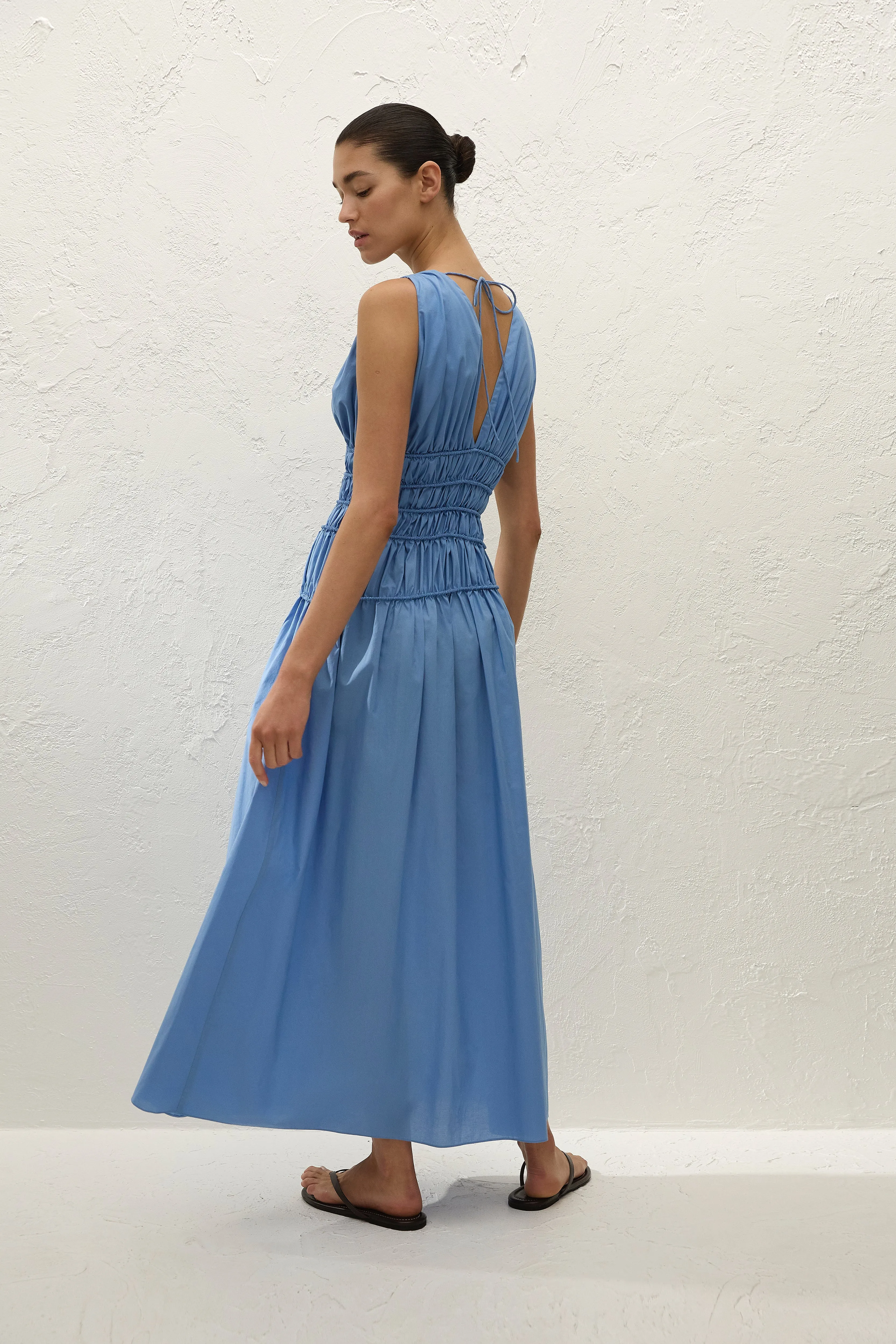 Saja Maxi Dress Venice Blue sold by Faithfull the Brand product image thumbnail 5