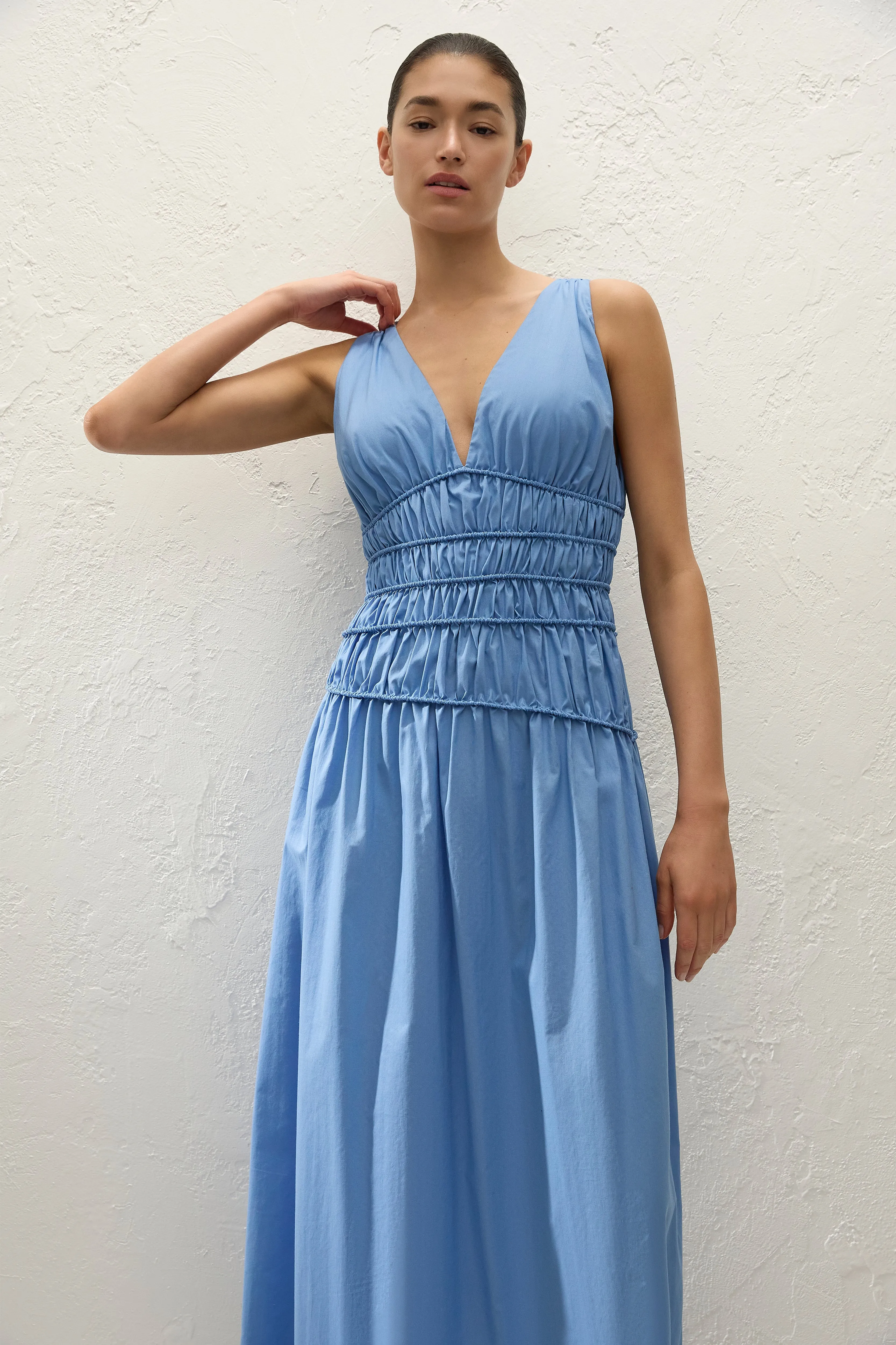 Saja Maxi Dress Venice Blue sold by Faithfull the Brand product image thumbnail 2