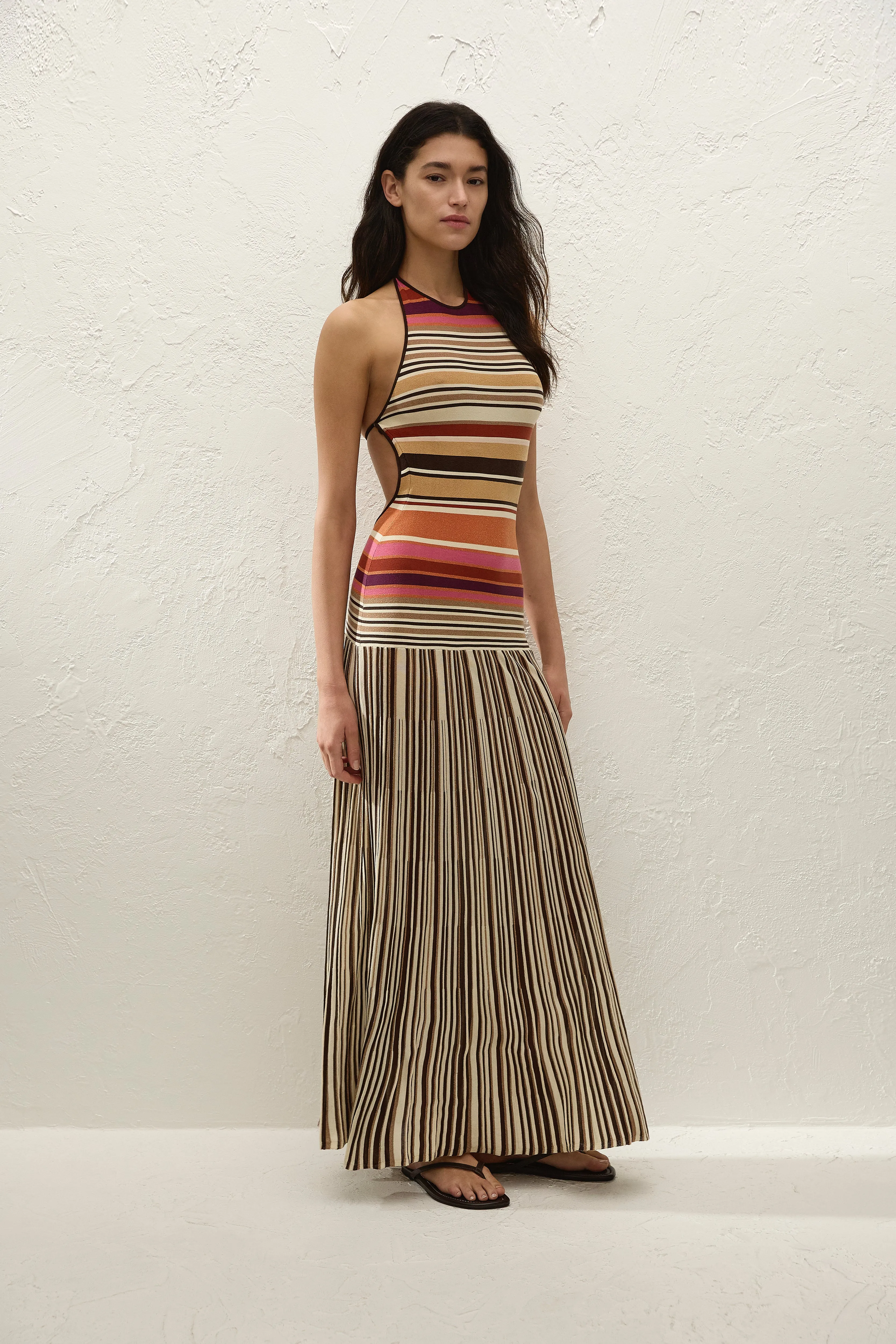 Maretta Maxi Dress Murano Amber sold by Faithfull the Brand product image thumbnail 4