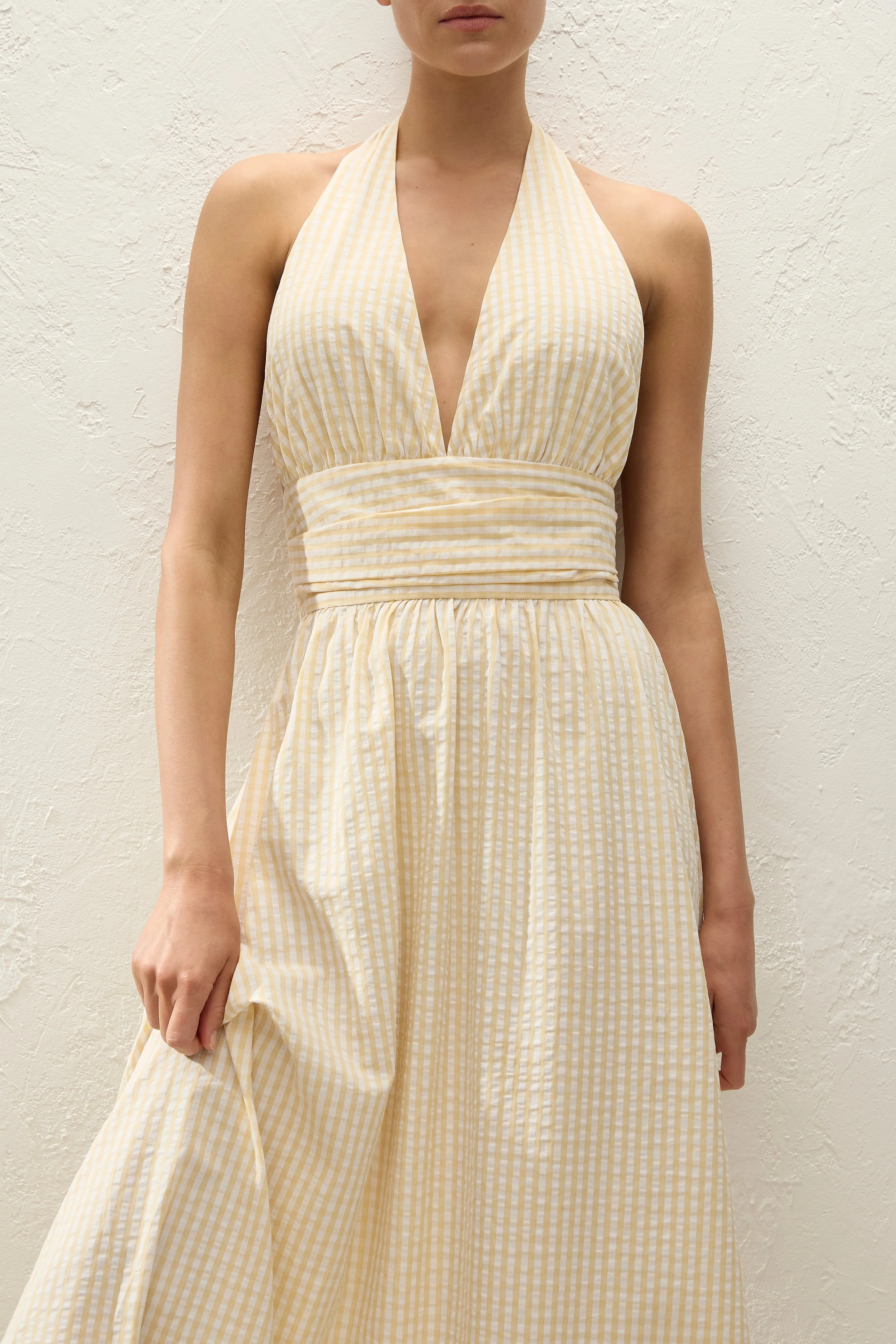 Lido Maxi Dress Butter Textured Gingham sold by Faithfull the Brand product image thumbnail 2
