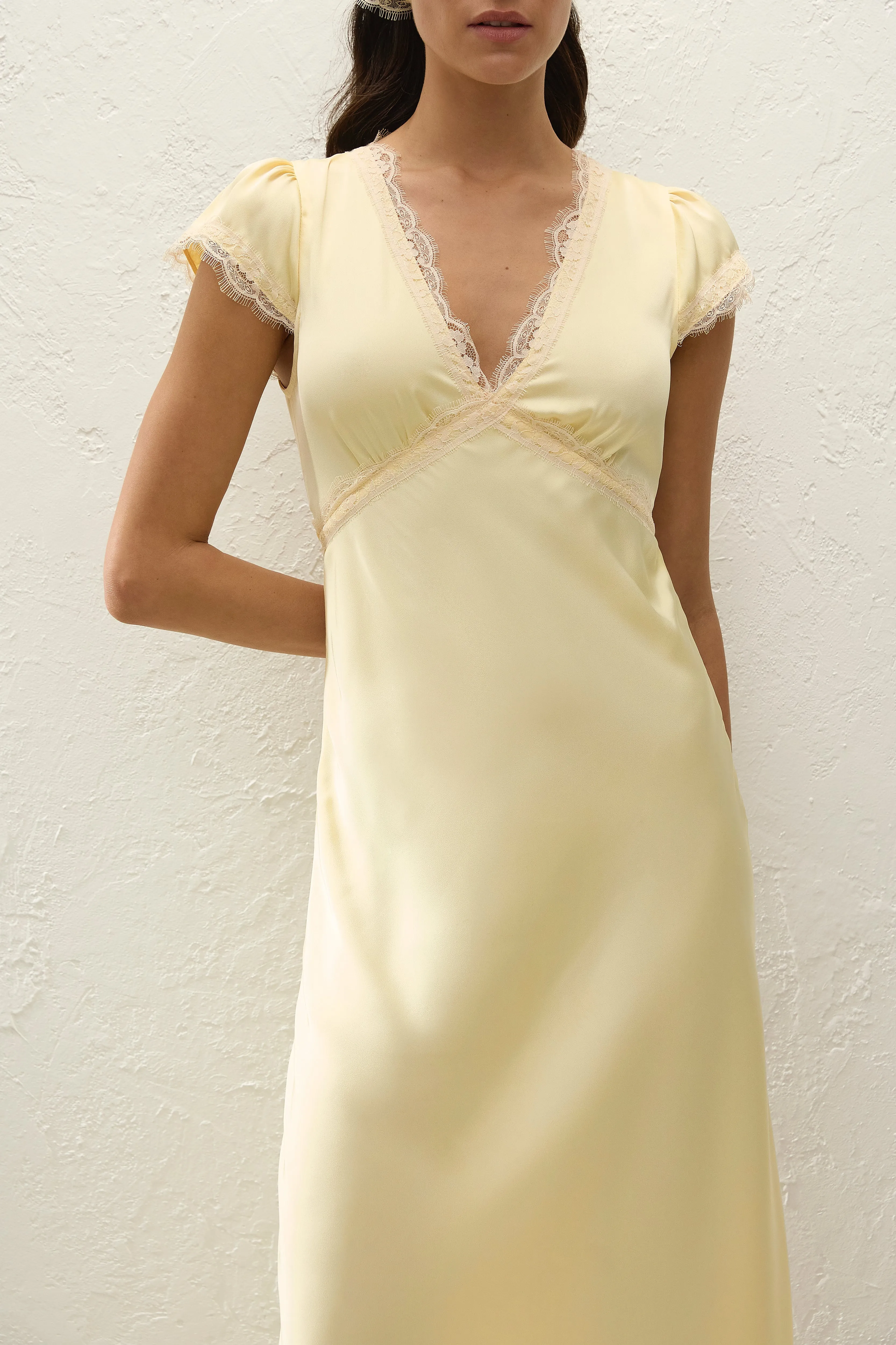 Gala Maxi Dress Lucia Lace sold by Faithfull the Brand product image thumbnail 3